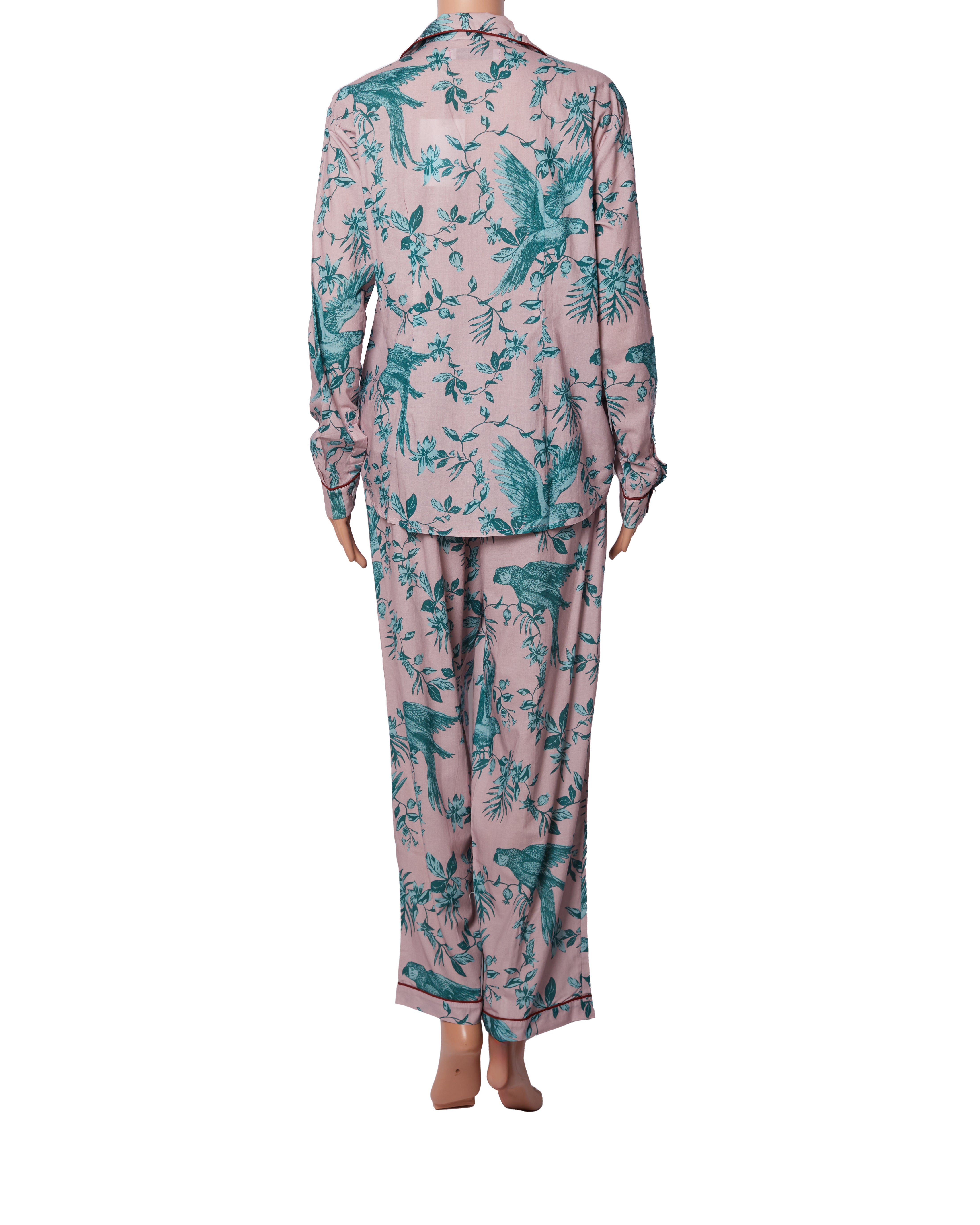 Women's Long set  Parrot print
