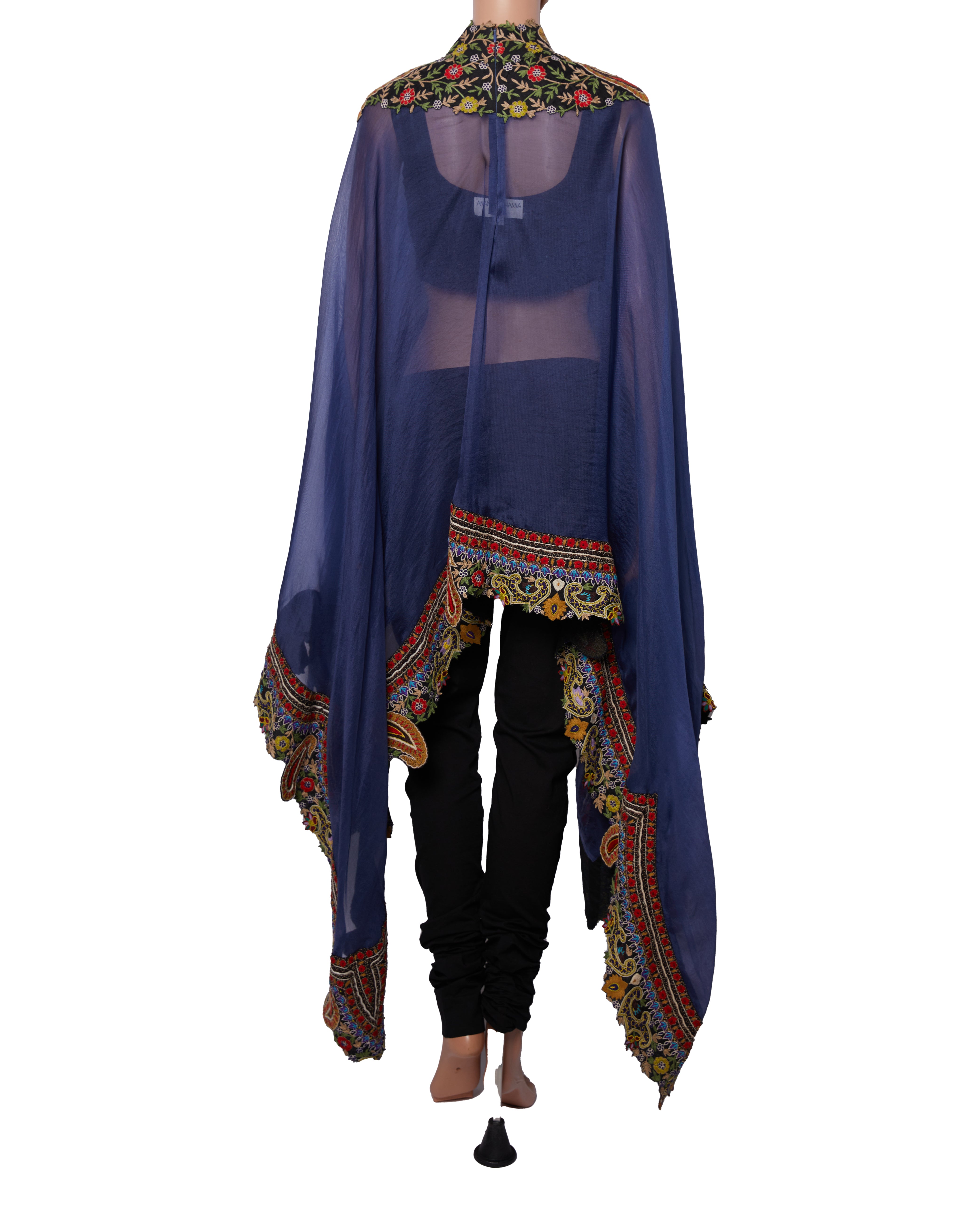 Anamika Khanna Chiffon Embellished Cape
