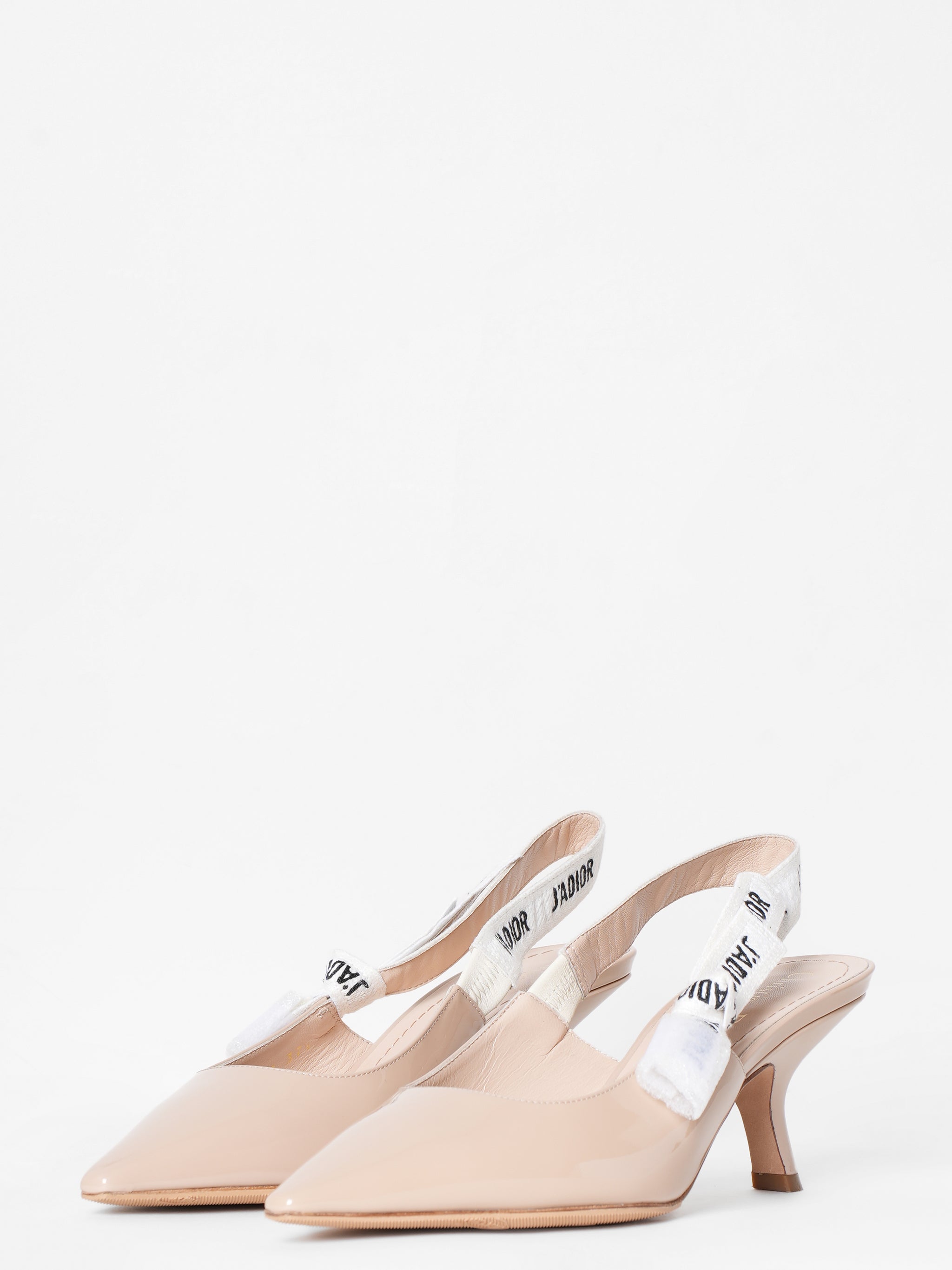 Dior J'Adior Beige Slingback Pumps