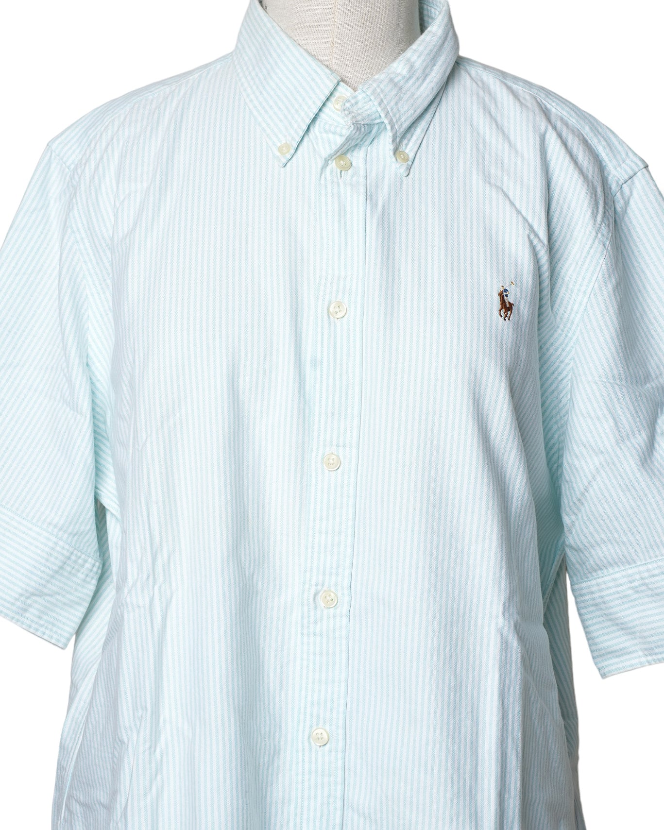 Ralph Lauren Blue & White Shirt Half Sleeves