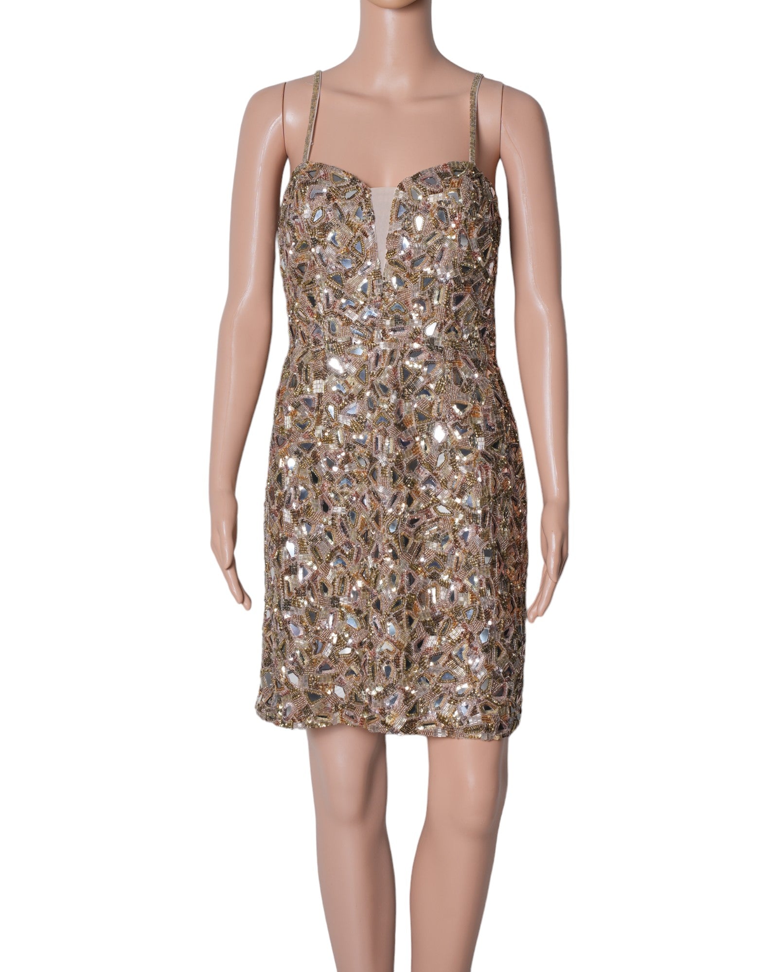 New Le Lis Blanc Gold Dress