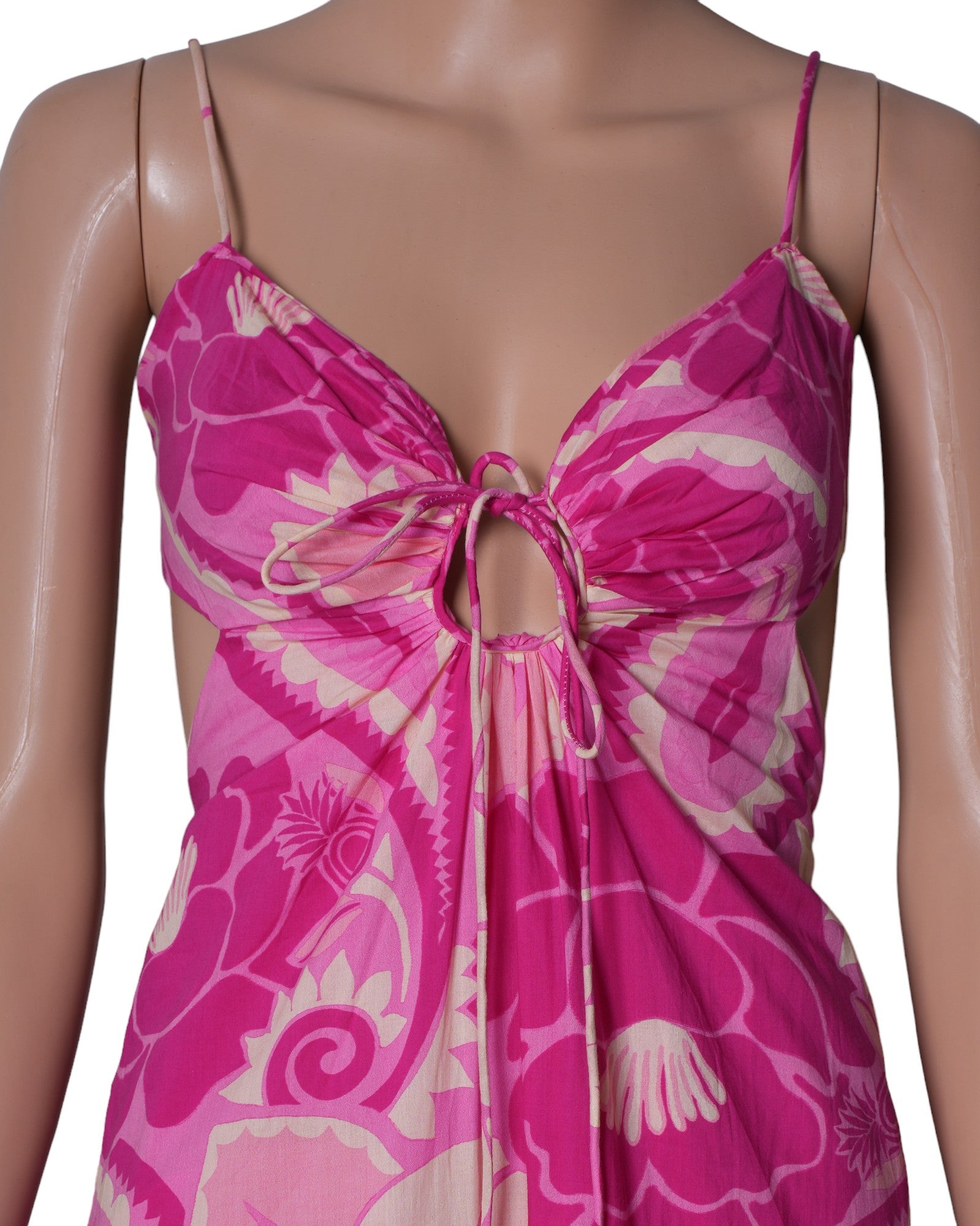 Farm Rio Pink Tropical Groove Dress