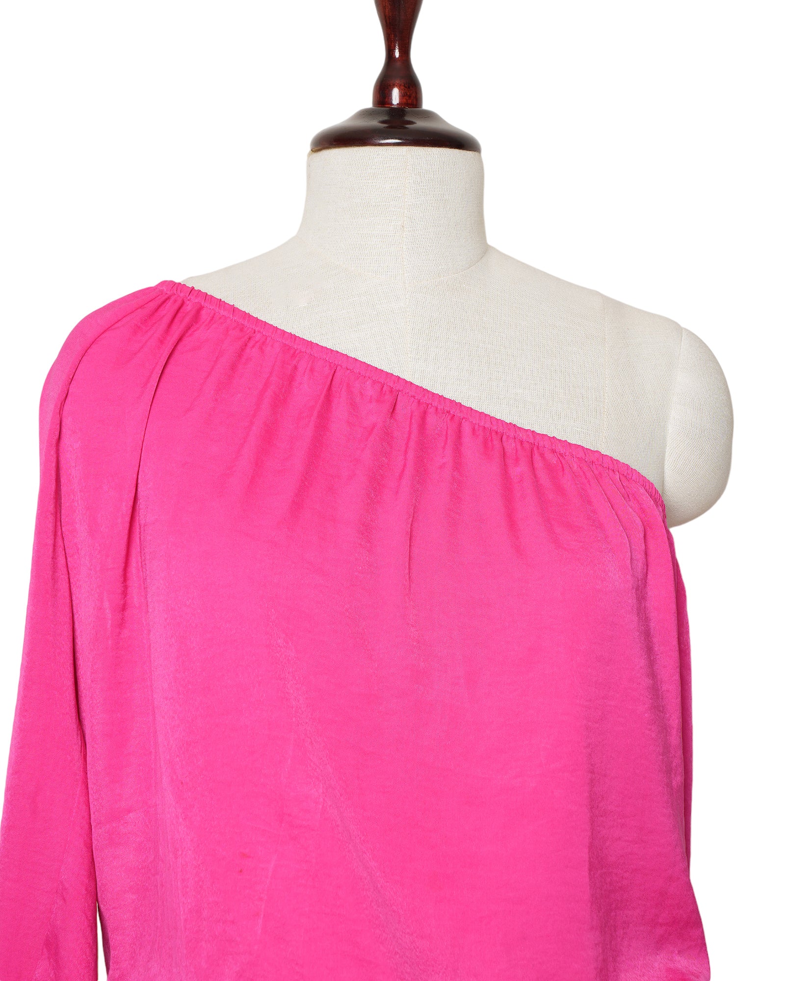 Bcbgmaxazria Pink One shoulder top
