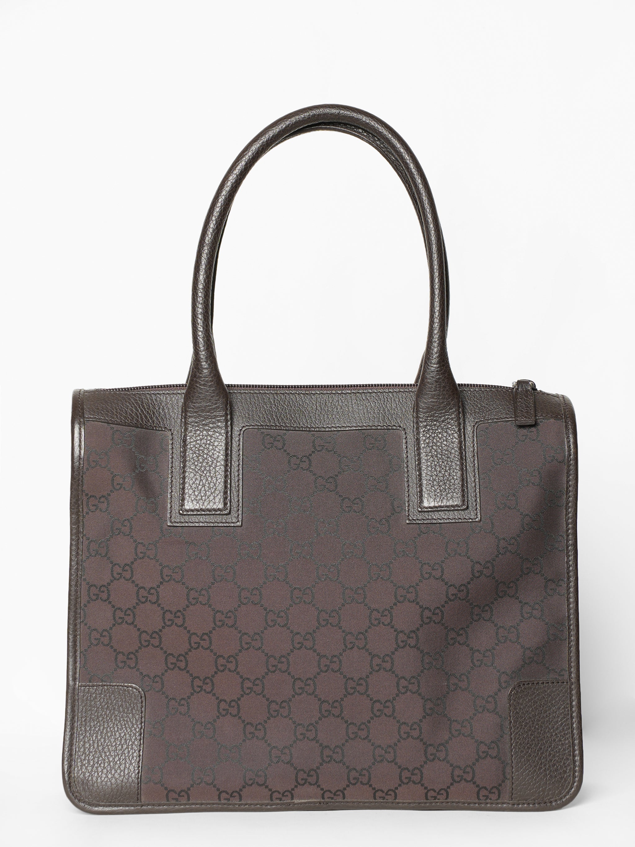 New Gucci Vintage Nylon Monogram Tote Bag