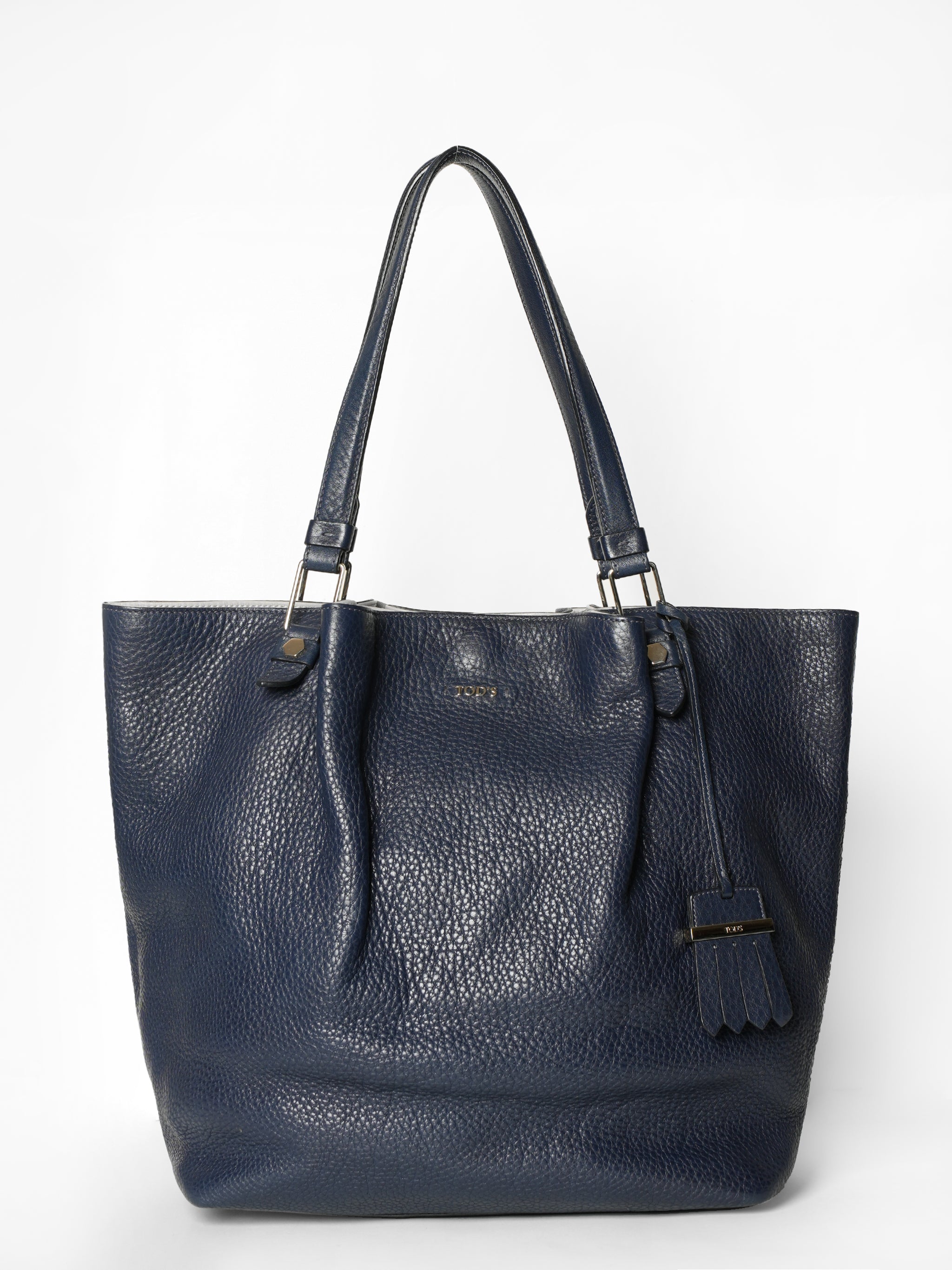 *New* Tod's Navy Blue Leather Shoulder Bag