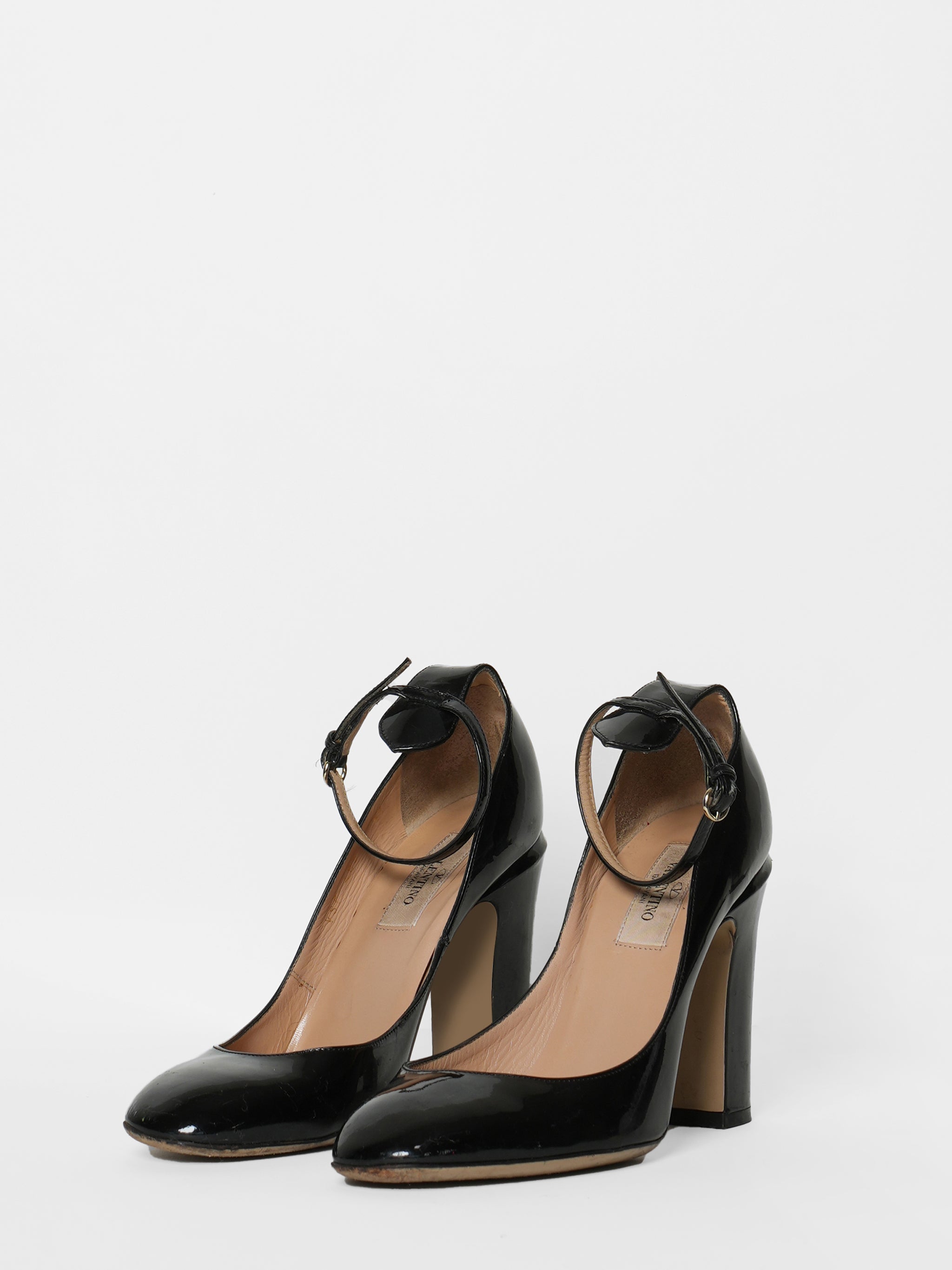 Black patent 2024 block heel