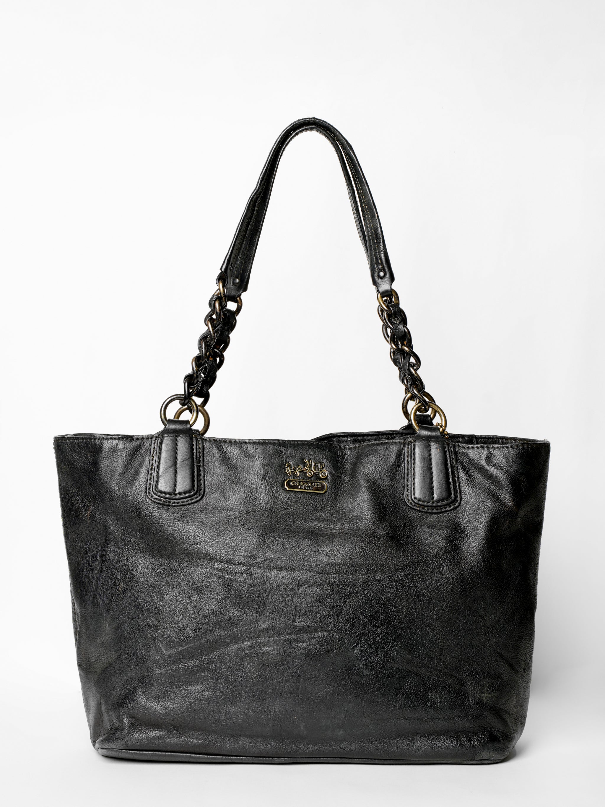 Coach smooth leather satchel