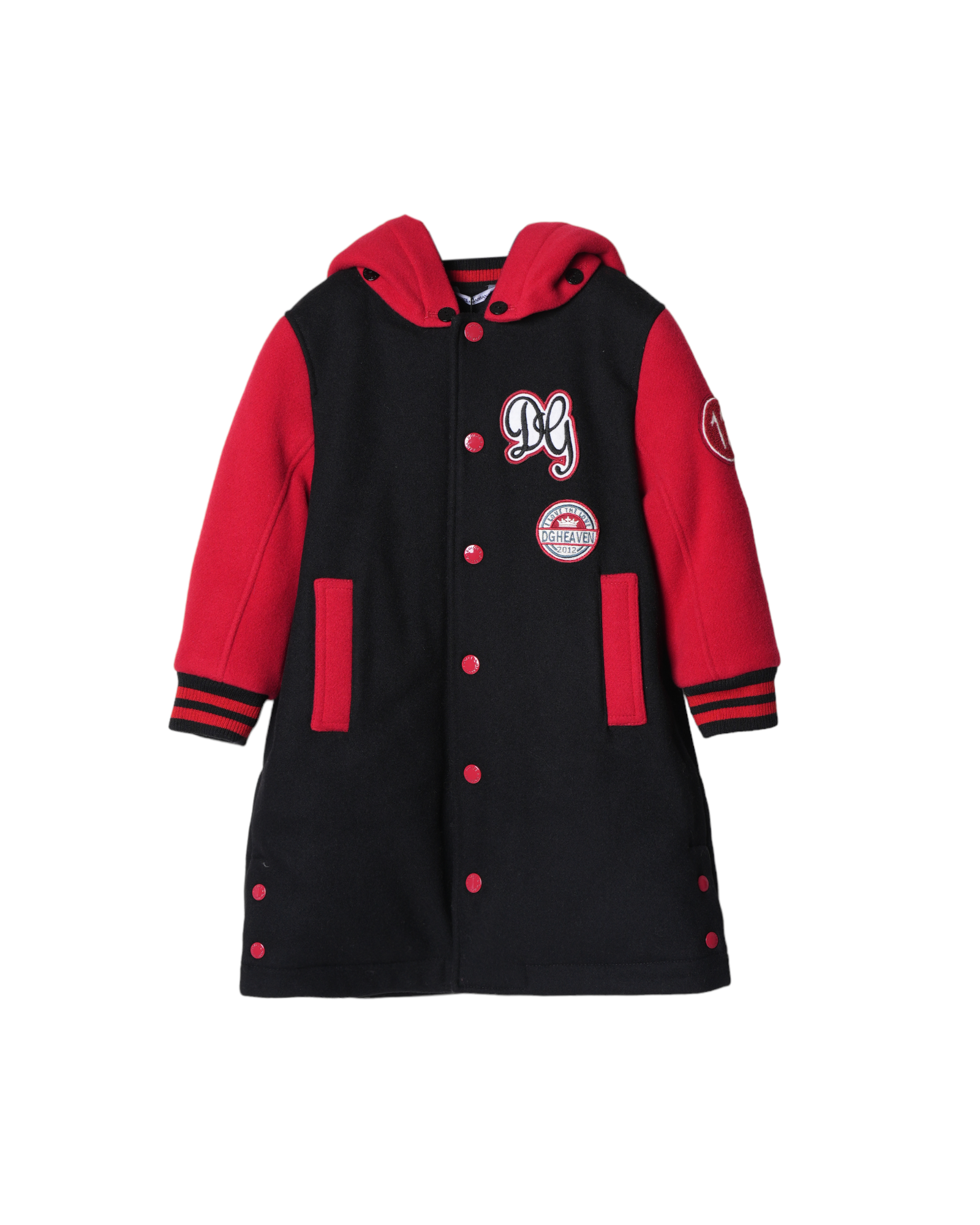 New Dolce & Gabbana Hooded Long Jacket