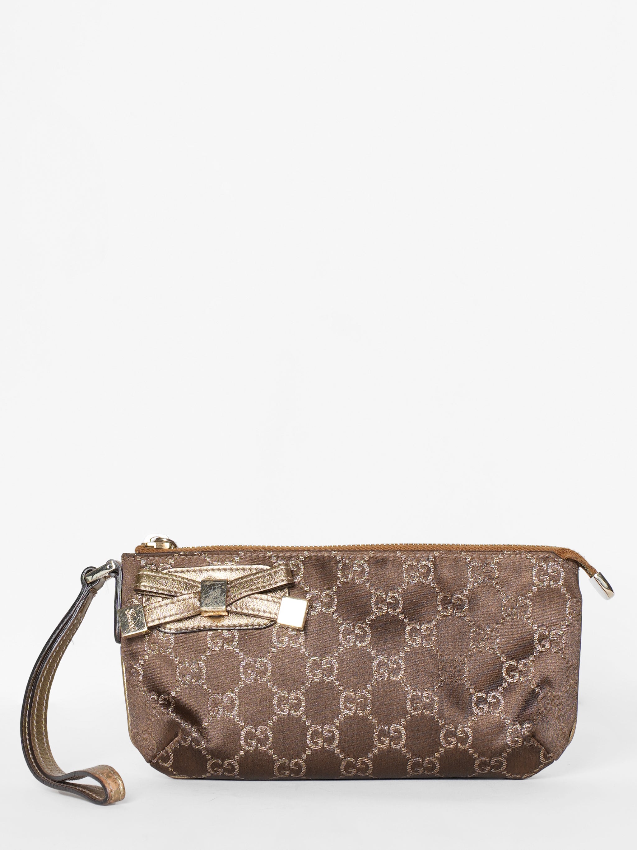 Gucci discount wristlet clutch