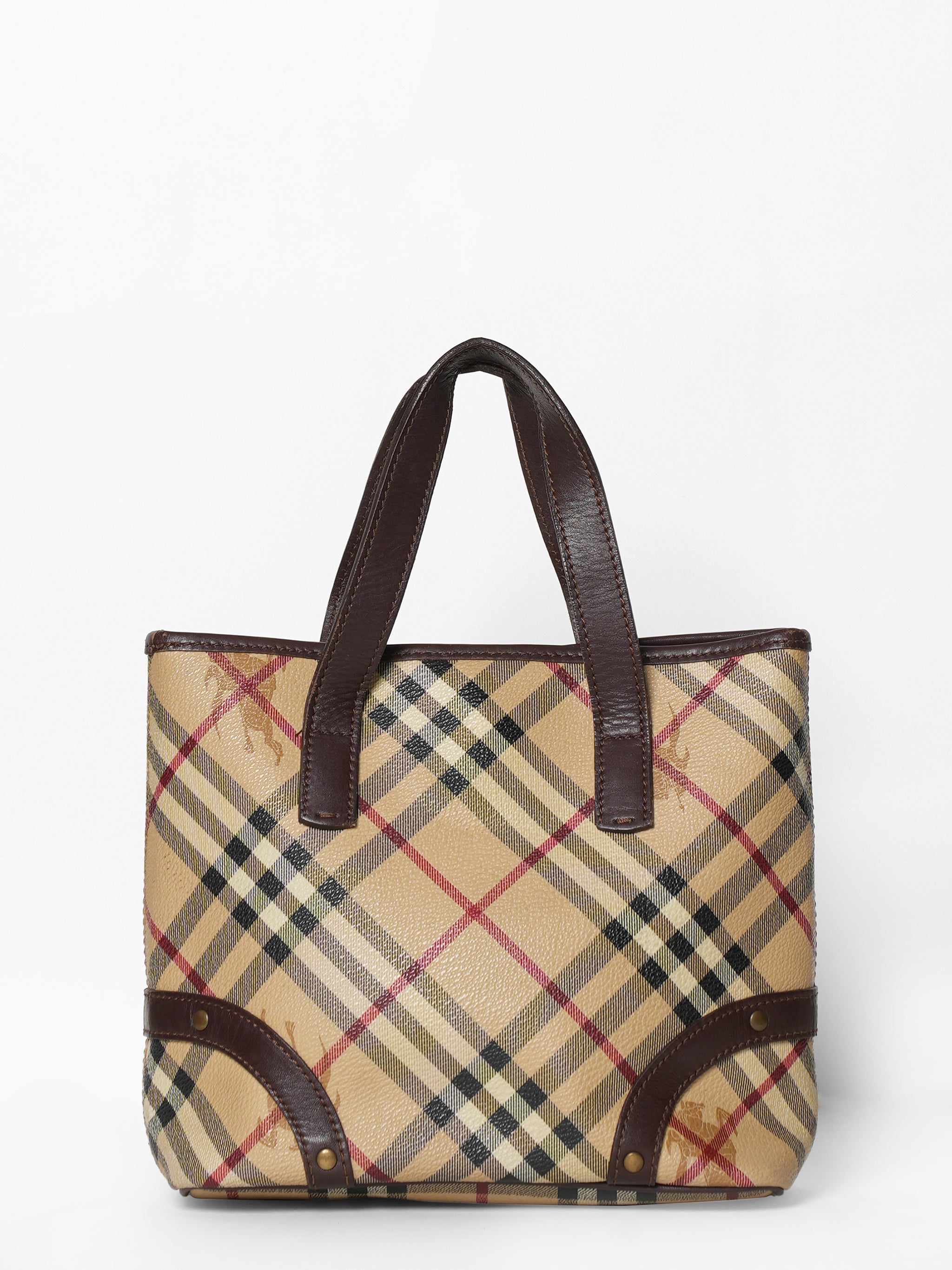 Burberry Nova Check Mini Tote Bag