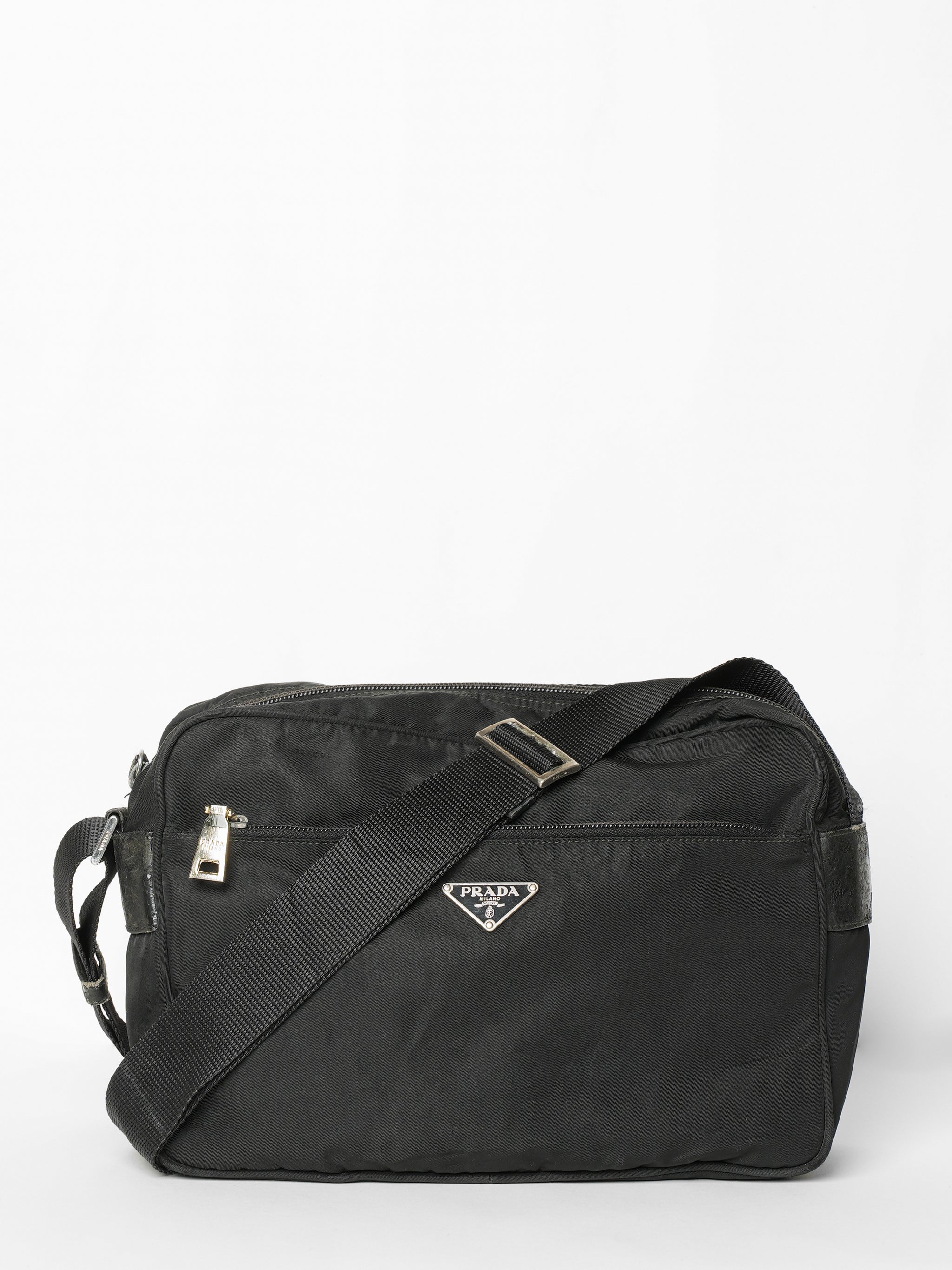 Prada nylon cheap sling bag