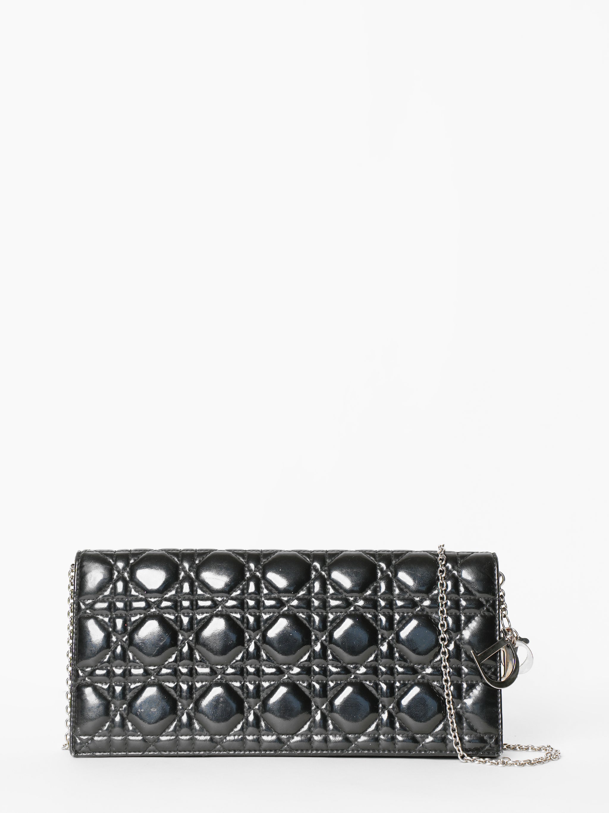 Christian Dior Black Cannage Clutch