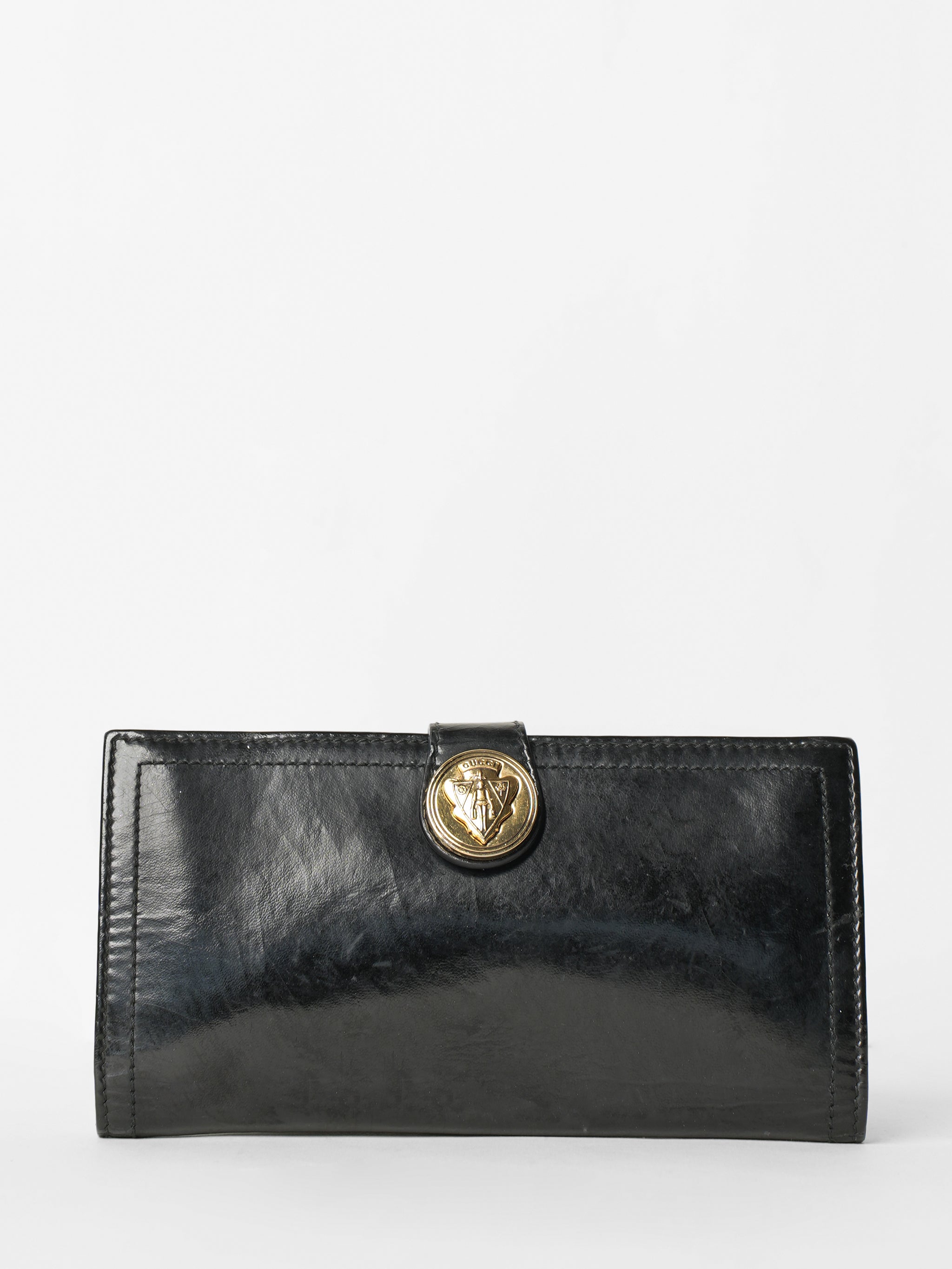 Gucci Black Leather Hysteria Wallet
