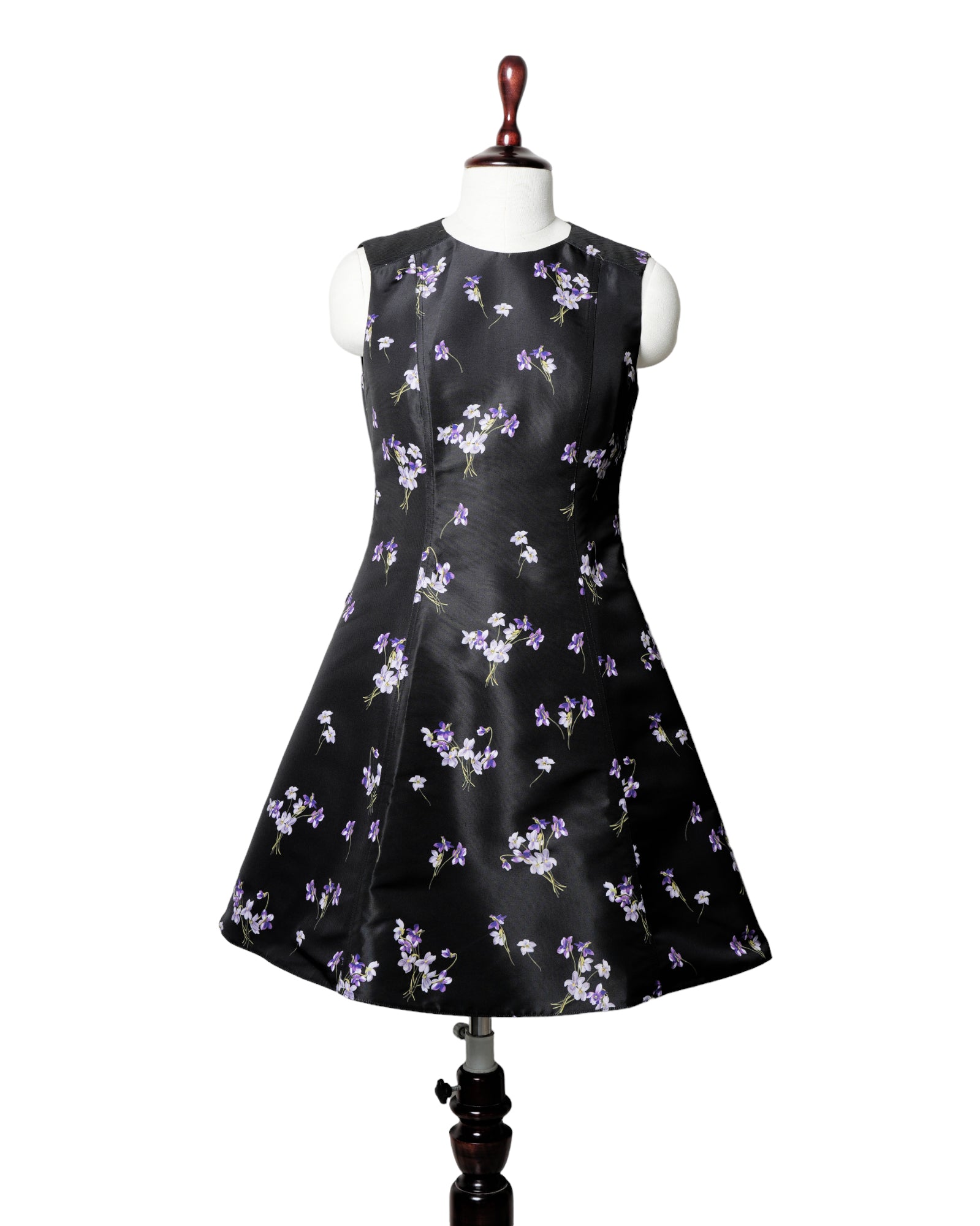Red Valentino Flower Printed Sleeveless Dress