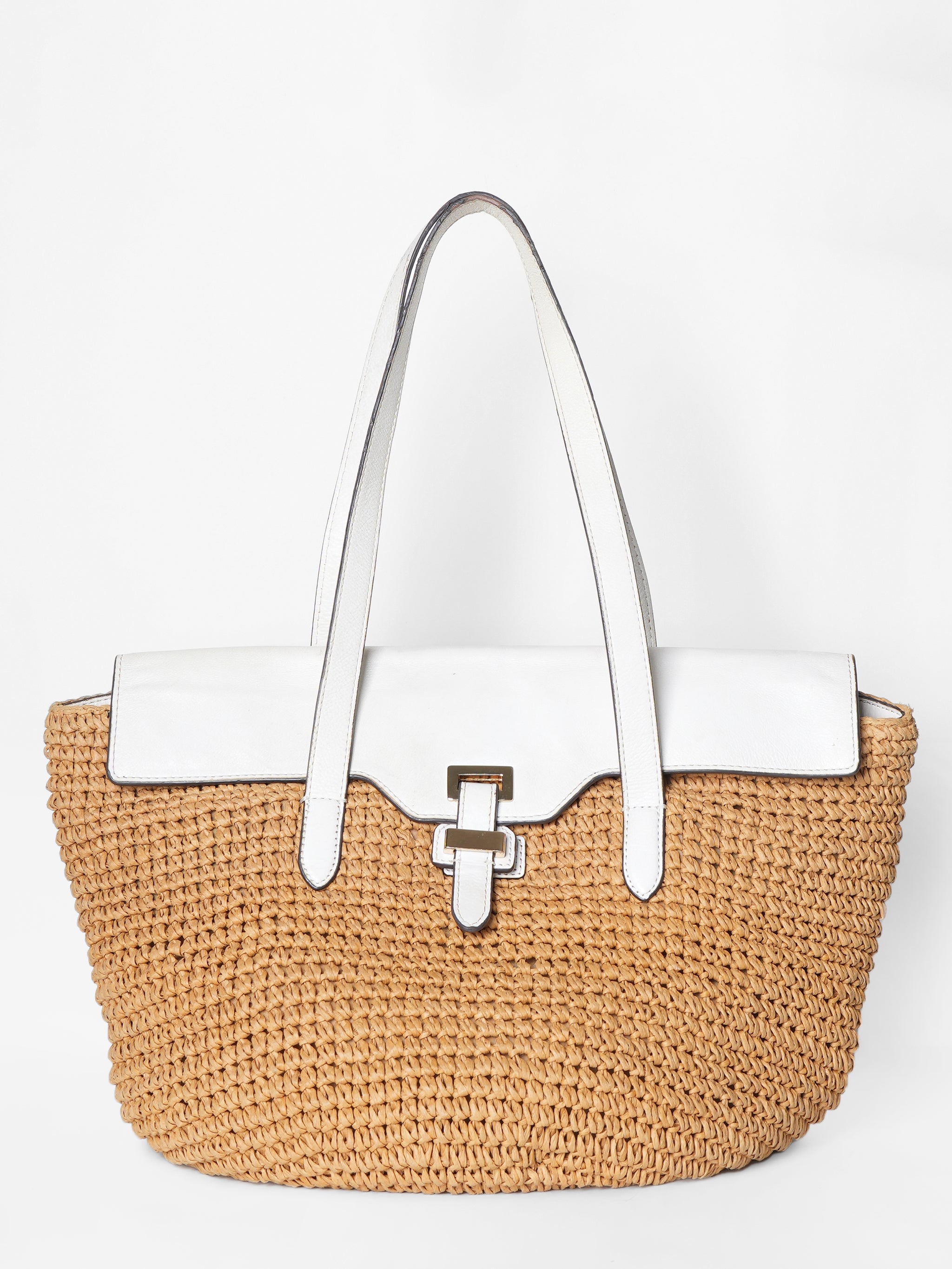 Michael Kors Naomi Straw Bag