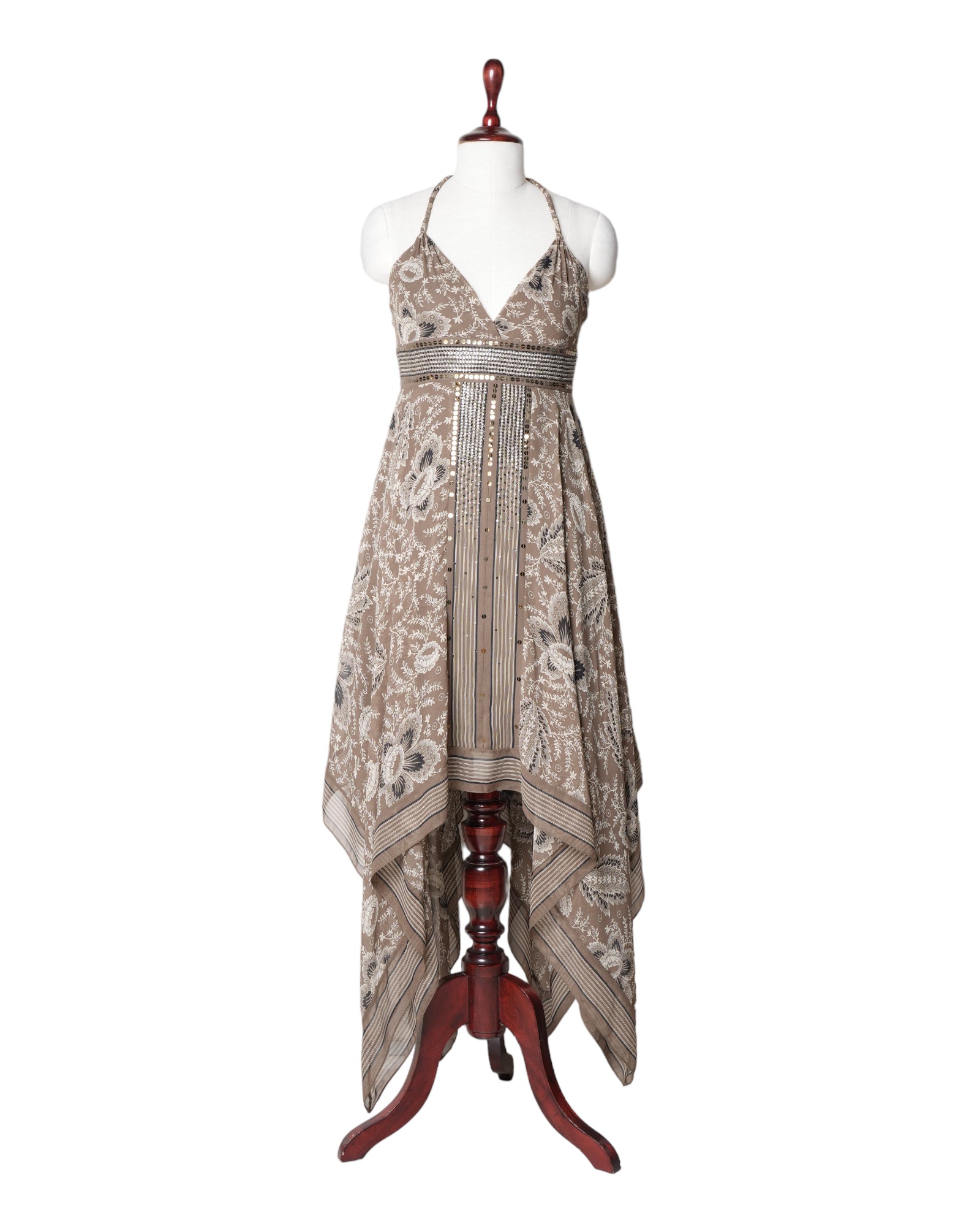 Bcbg embroidered hotsell handkerchief dress