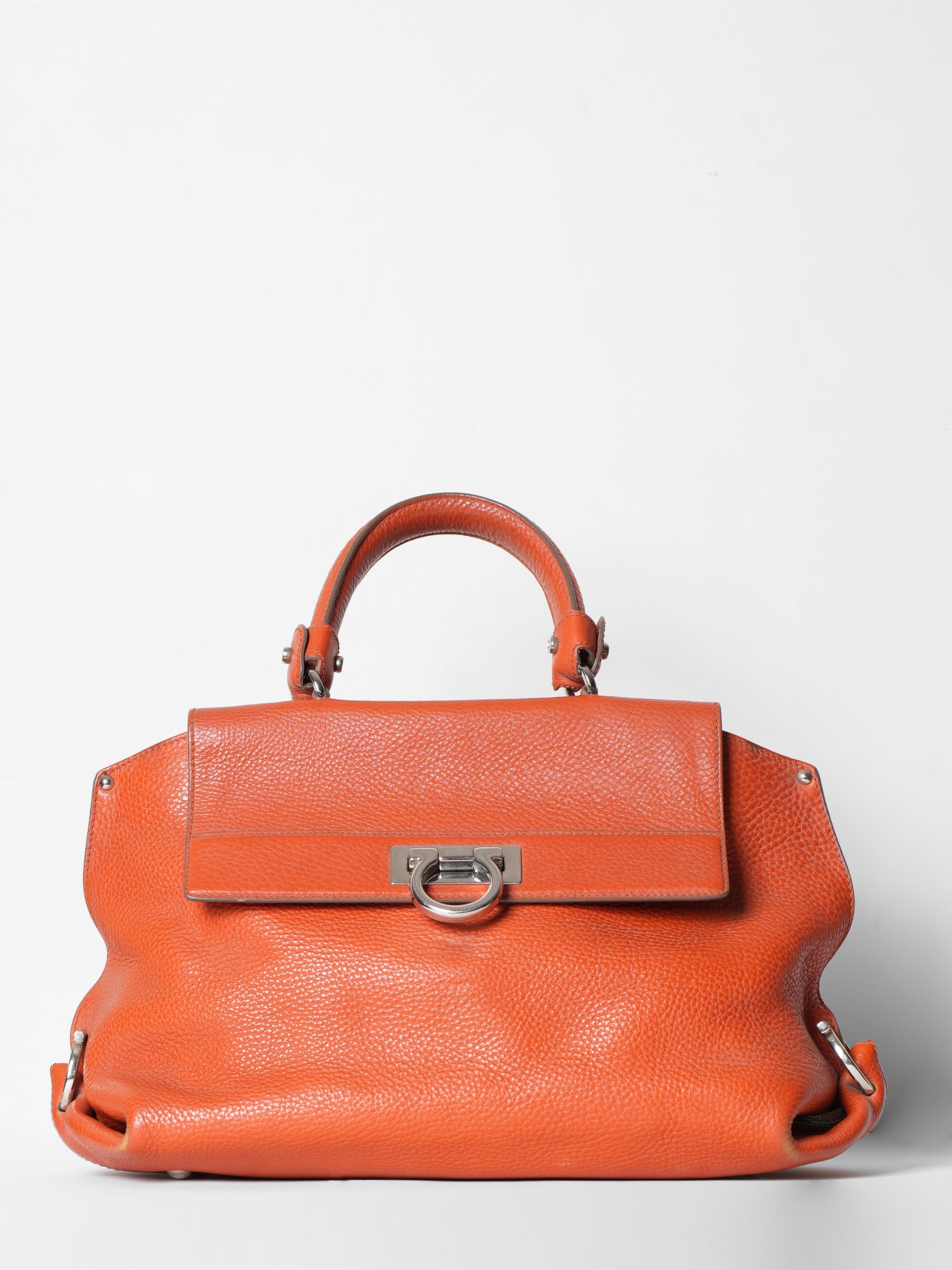 Salvatore Ferragamo Sofia Orange Crossbody Bag