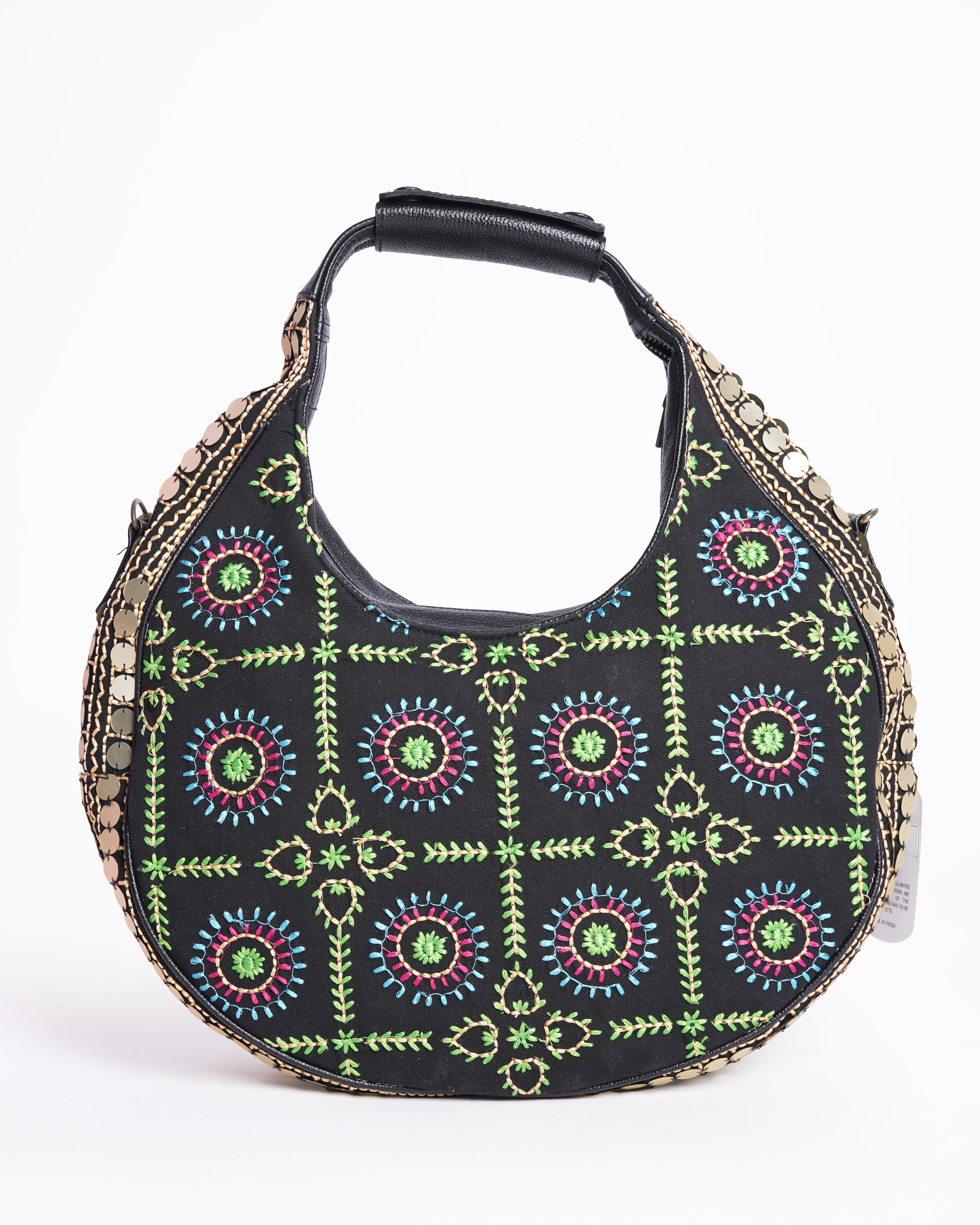 New Vipul shah Afia Multicolour Embroidered Tote Bag