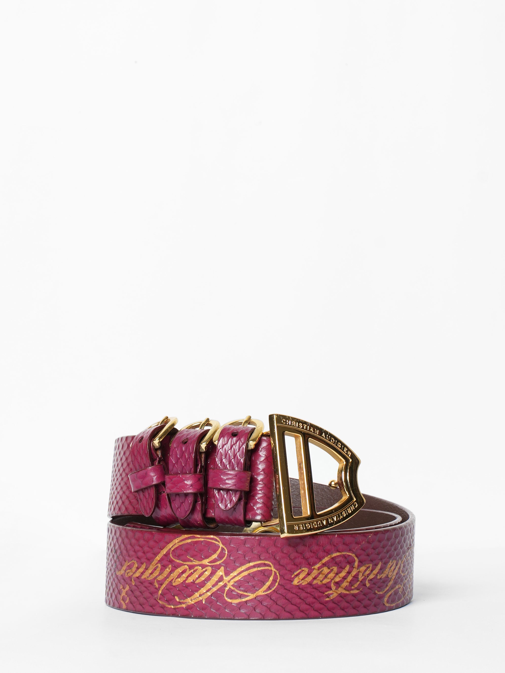 Christian audigier belt hotsell