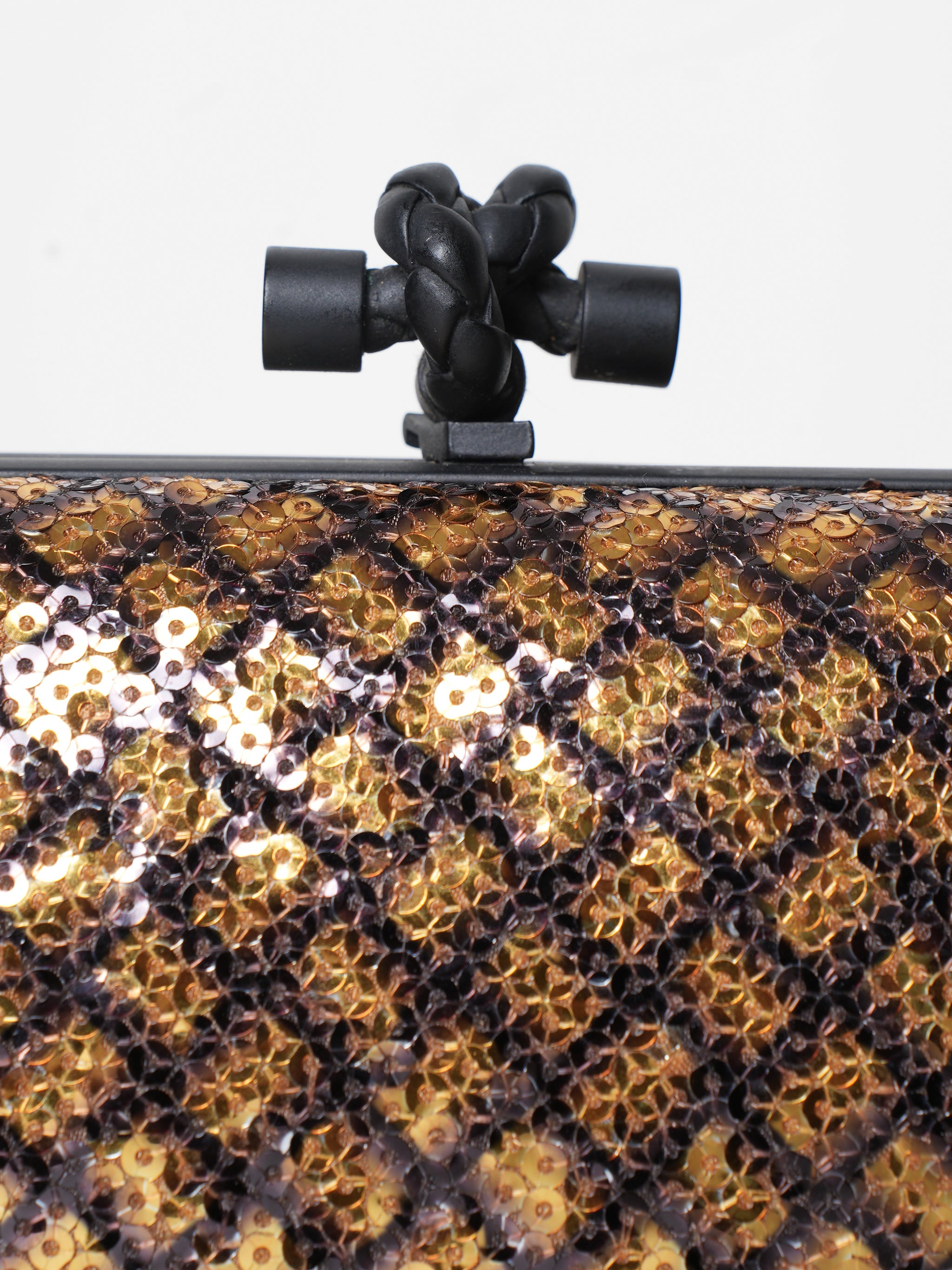 Bottega Veneta Sequin Knot Clutch