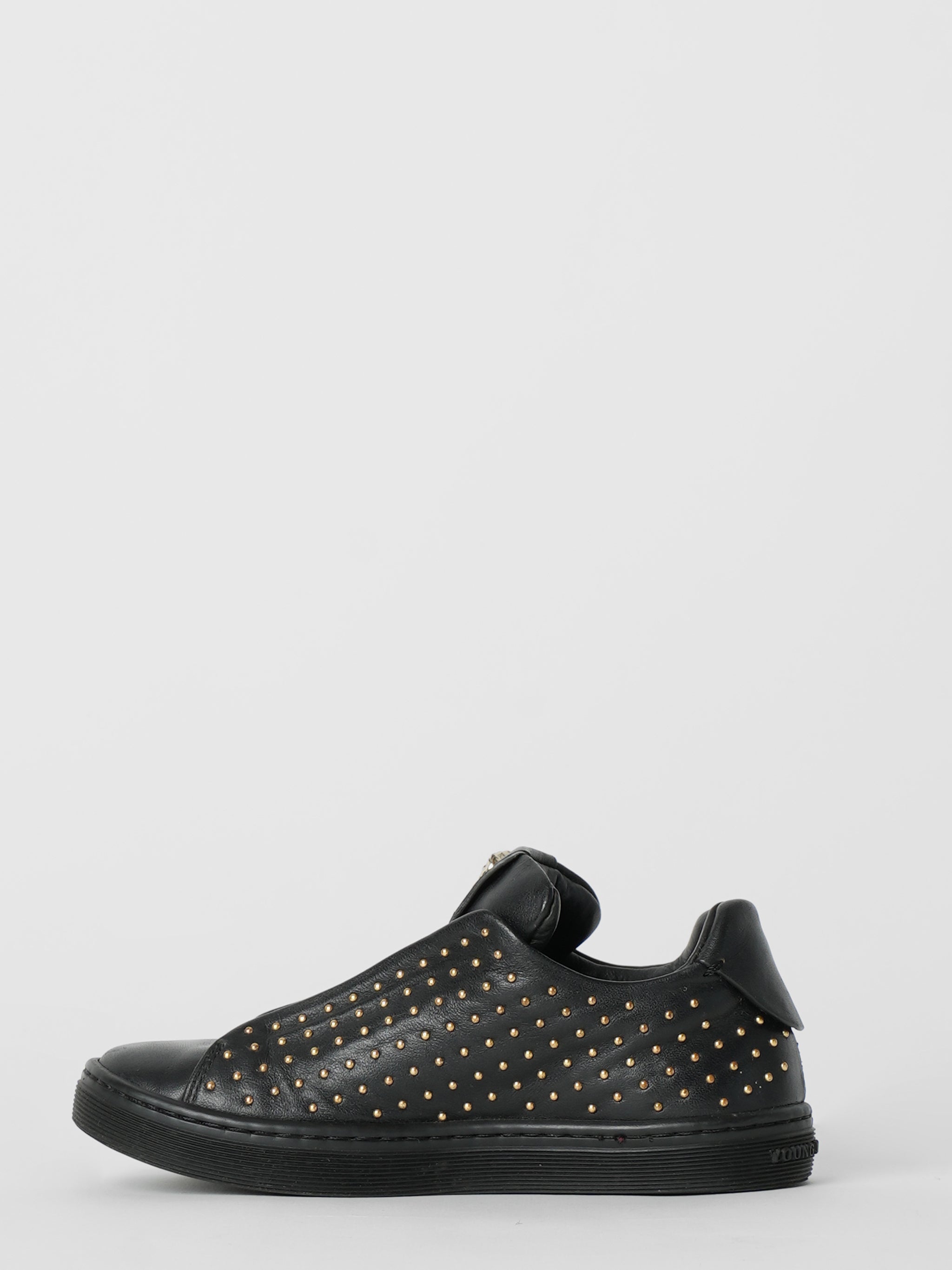 Young Versace Black Shoes