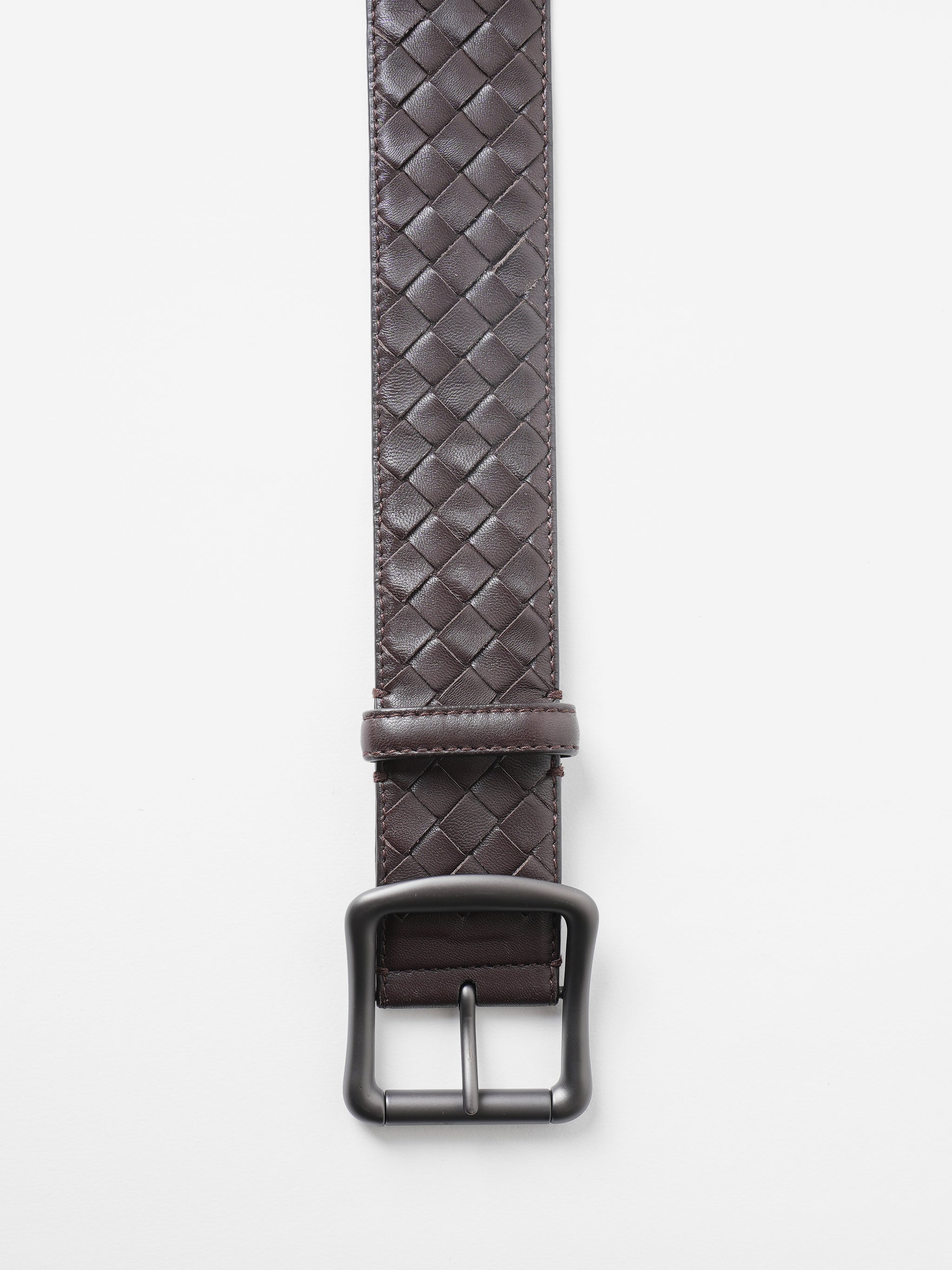 New Bottega Veneta Intrecciato Woveen Men's Belt