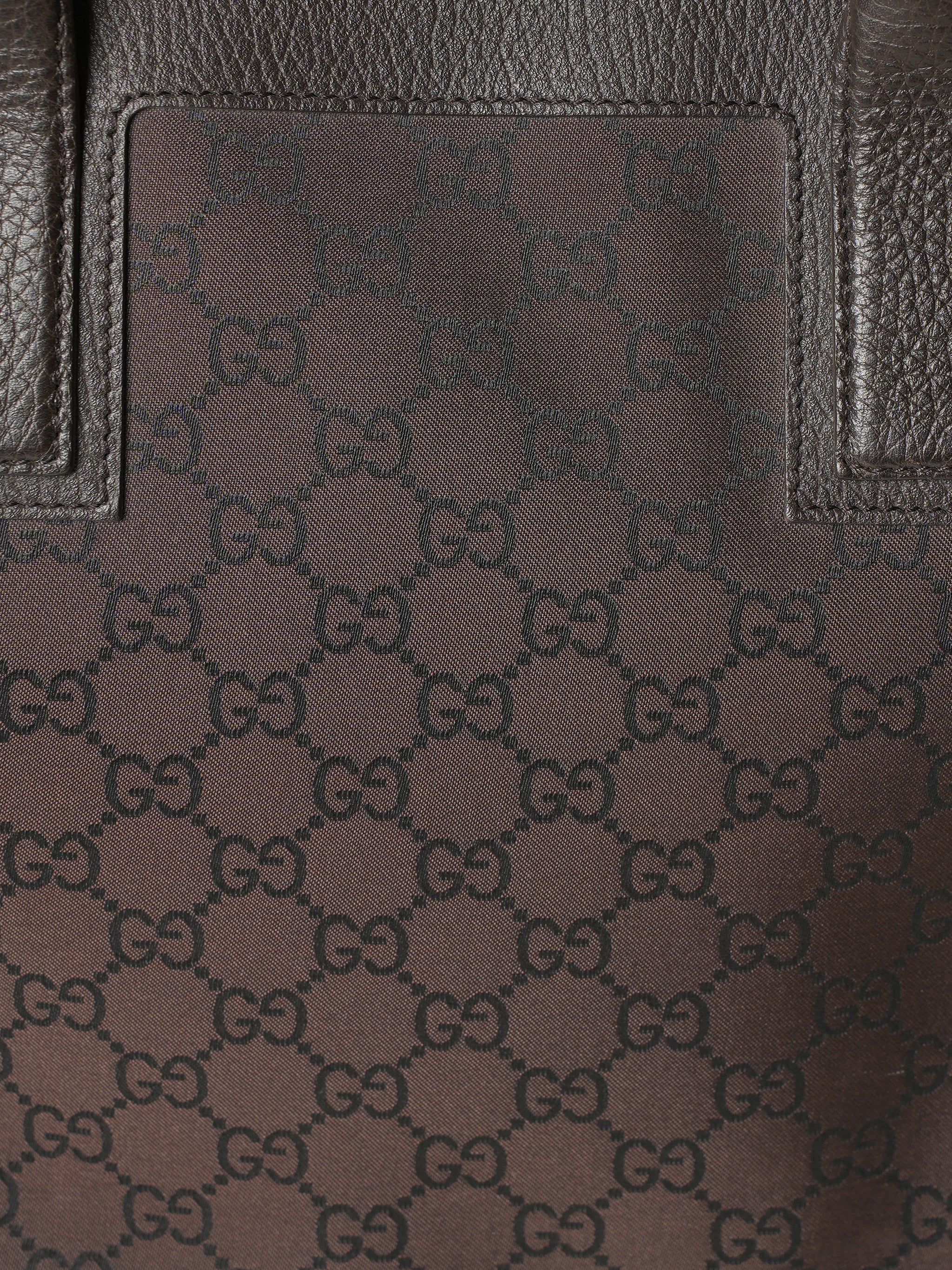 *New* Gucci Vintage Nylon Monogram Tote Bag