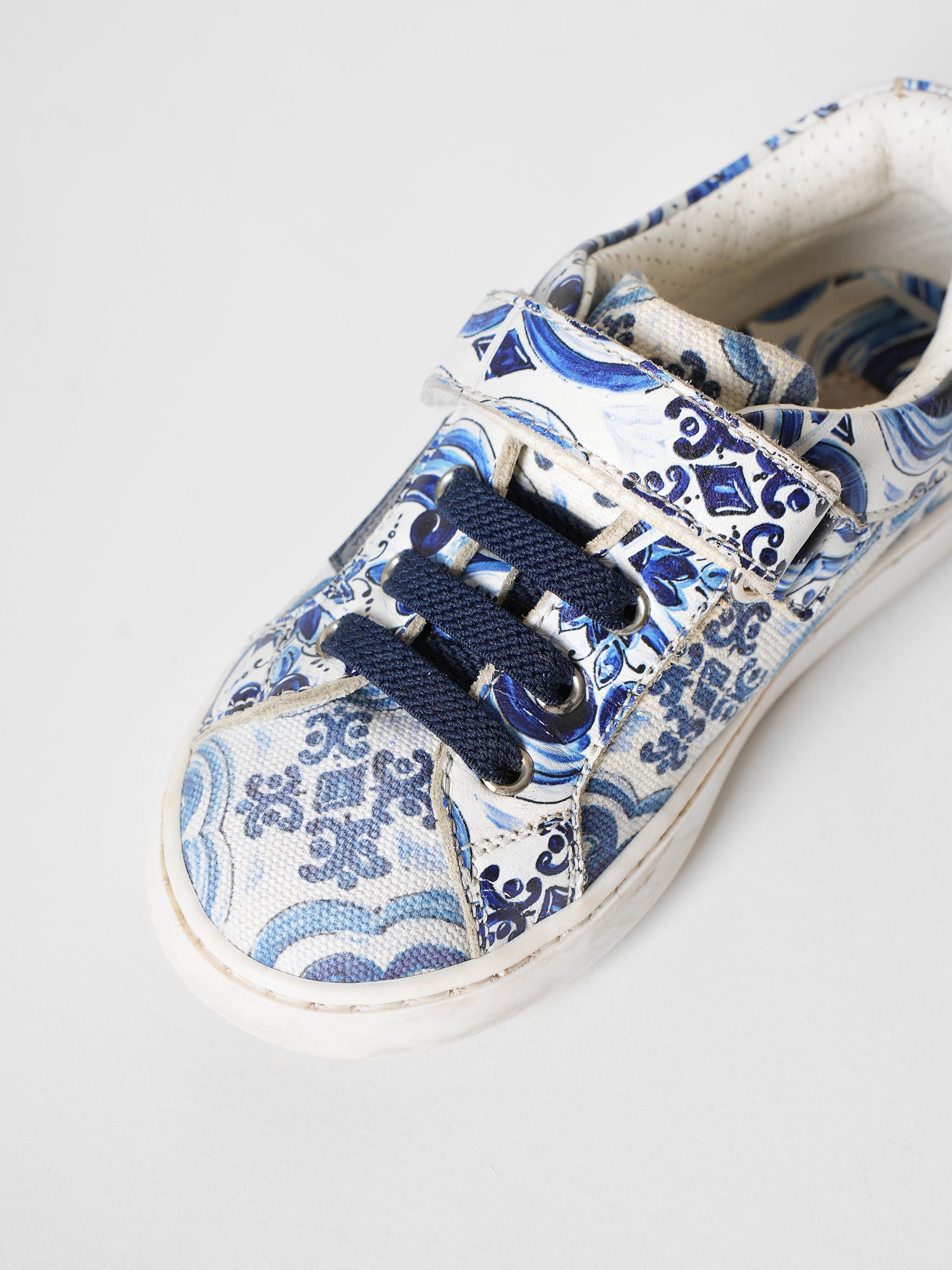 Dolce & Gabbana Portofino Majolica Print Sneakers