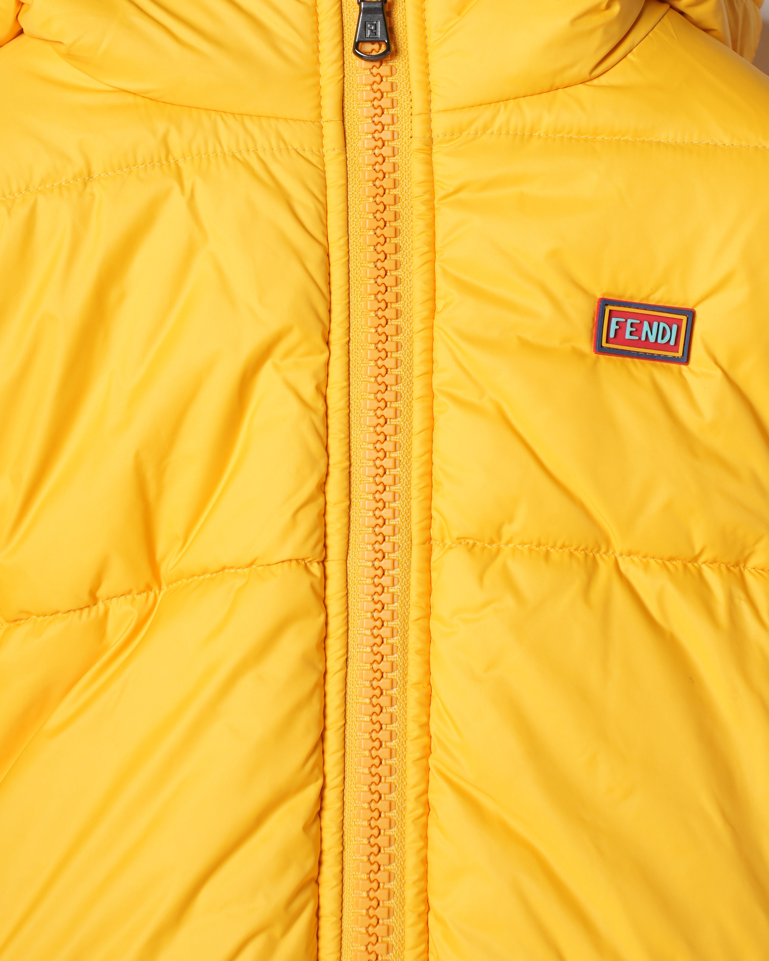Fendi Yellow Reversible Jacket