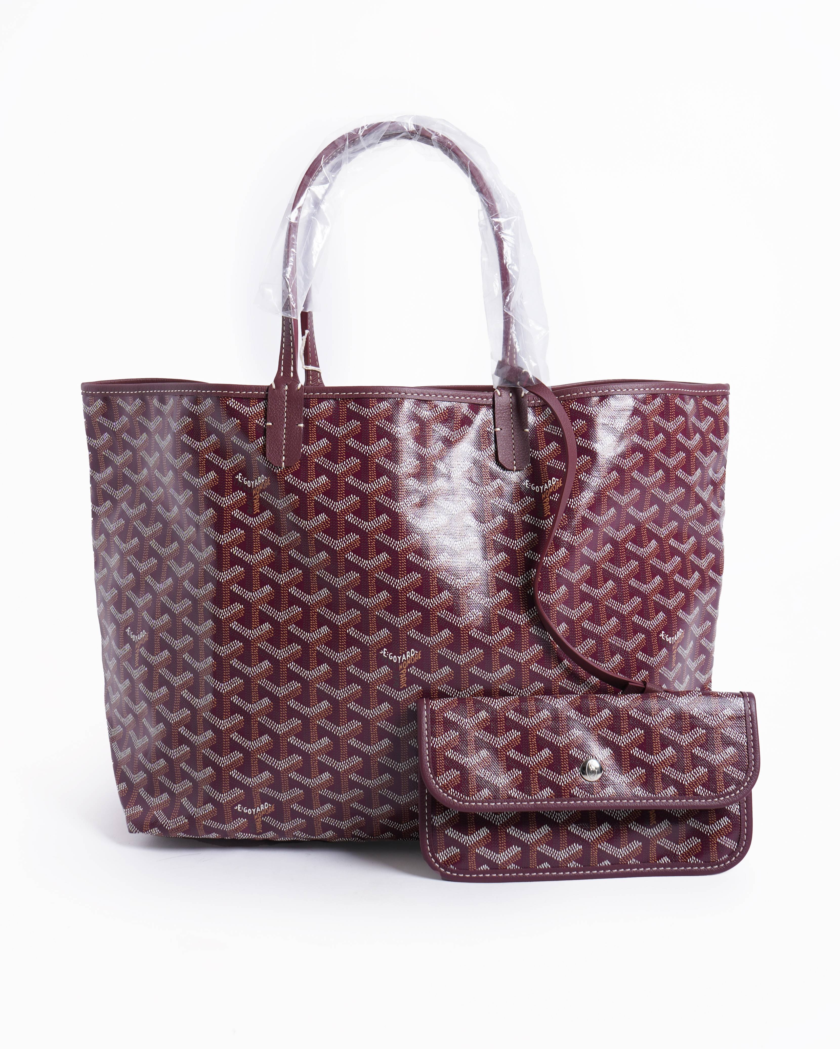 New Goyard Saint Louis PM In Maroon