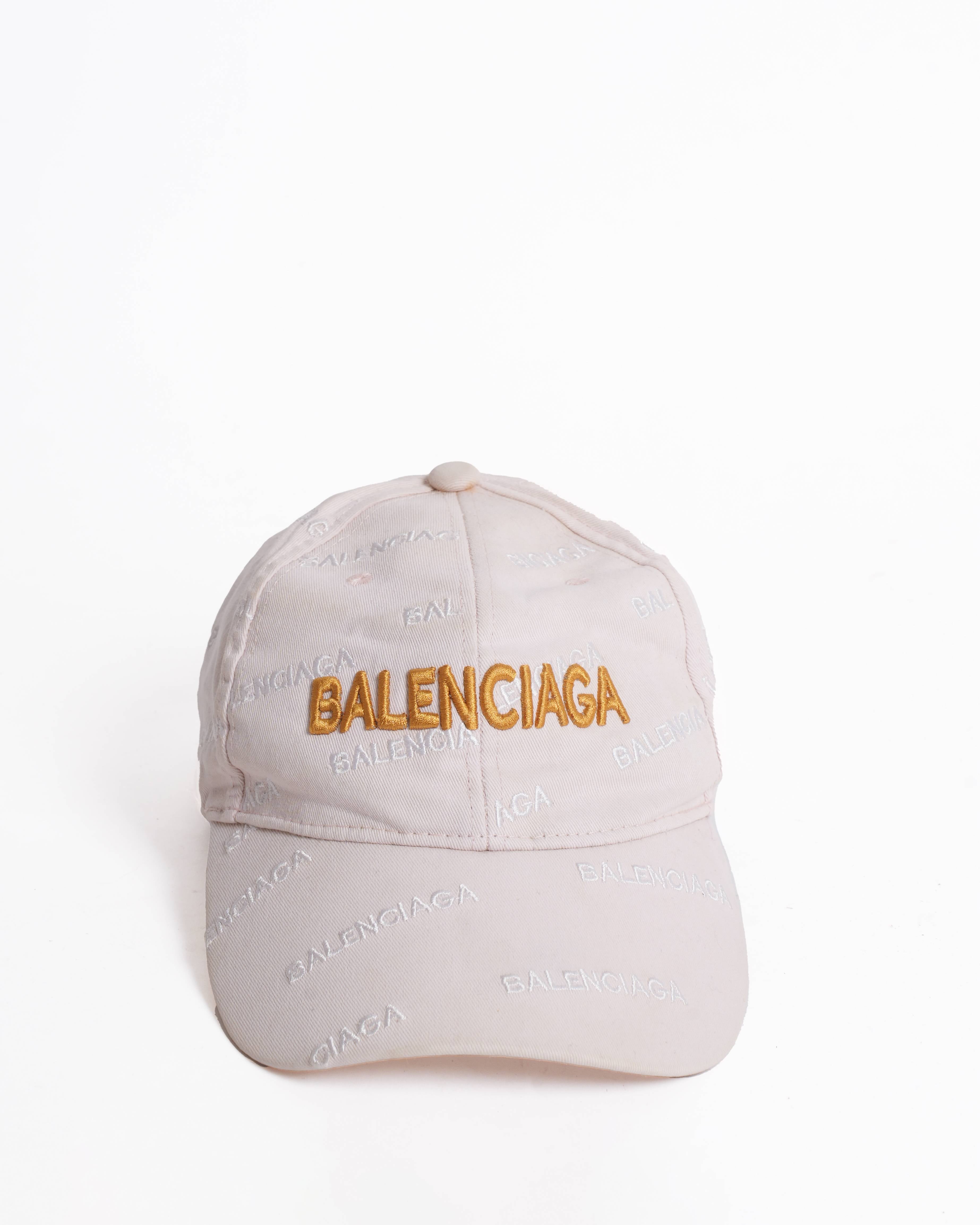 Balenciaga Unisex Cap In White