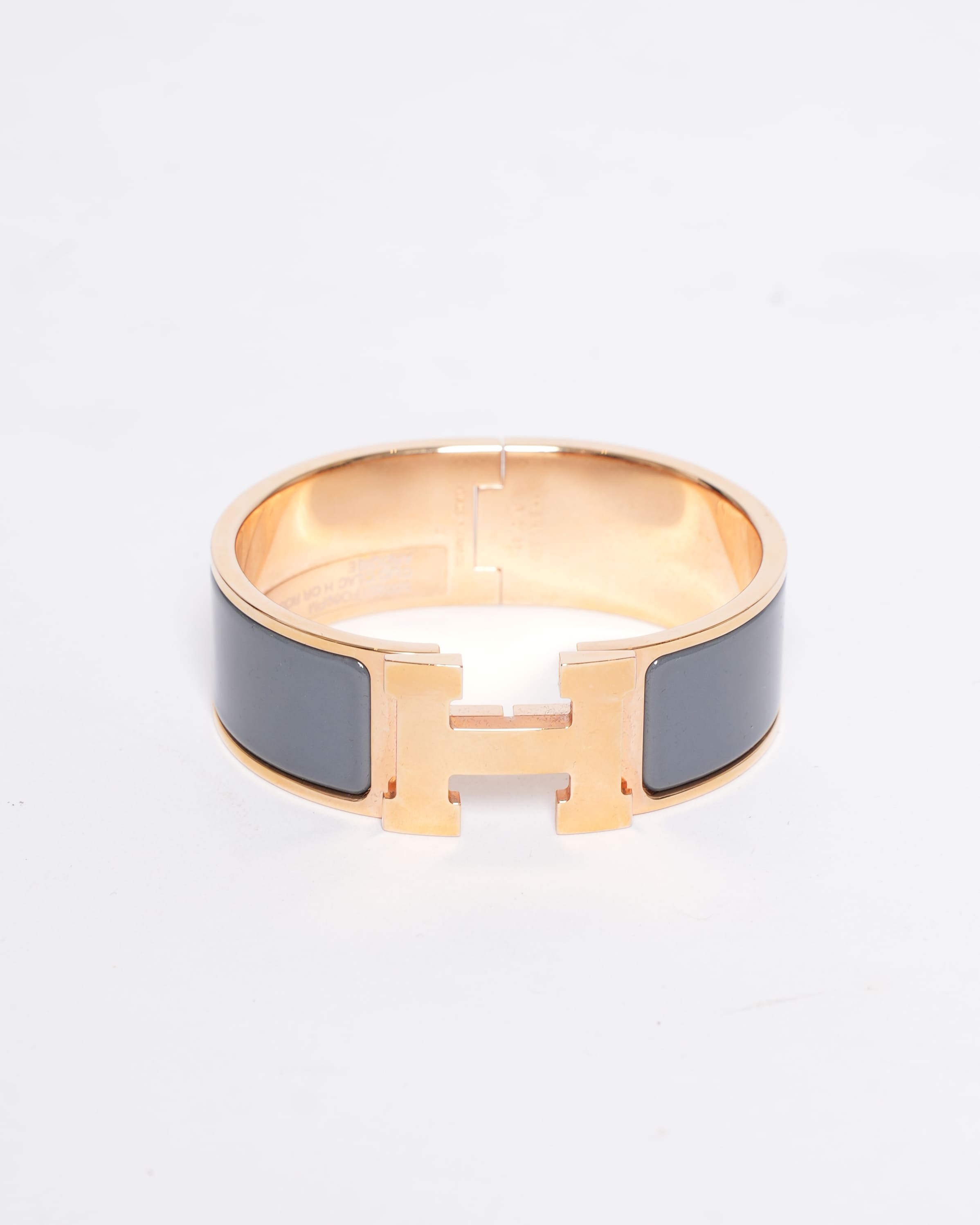Hermes Clic H Bracelet In Grey