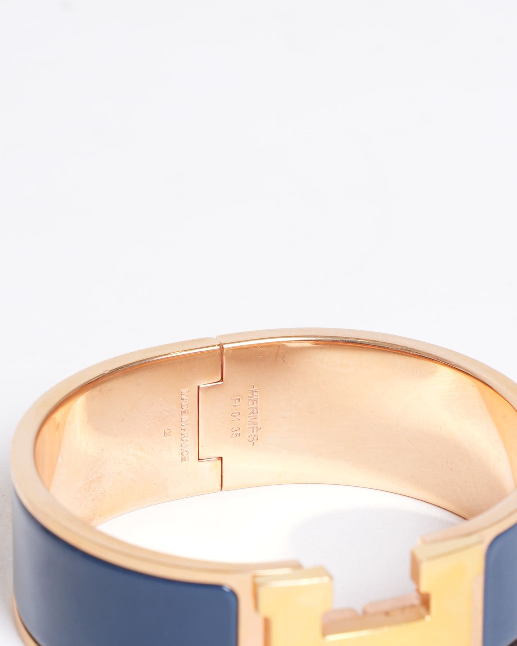 Hermes Clic H Bracelet In Blue