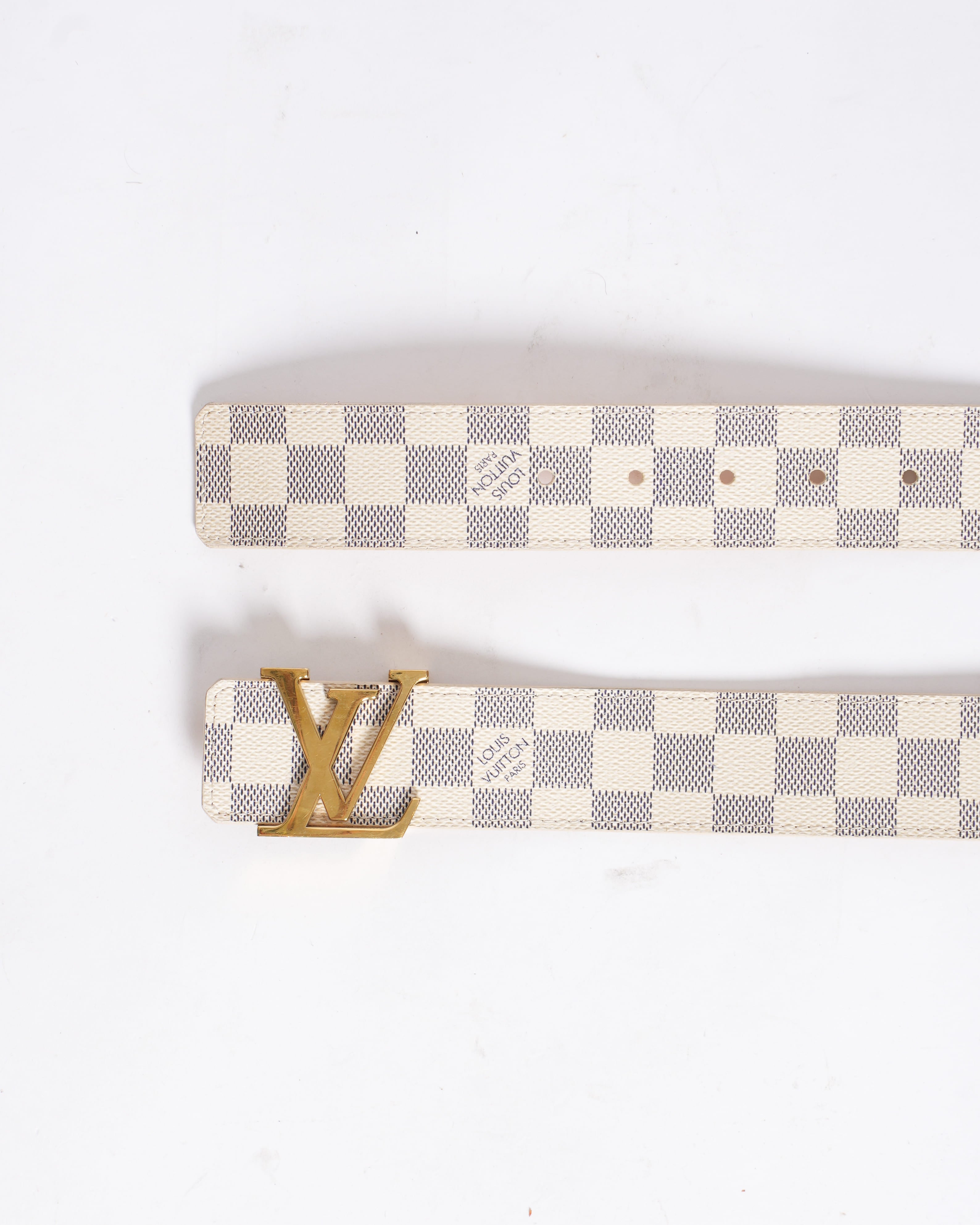 Louis Vuitton Damier Azur Canvas Belt
