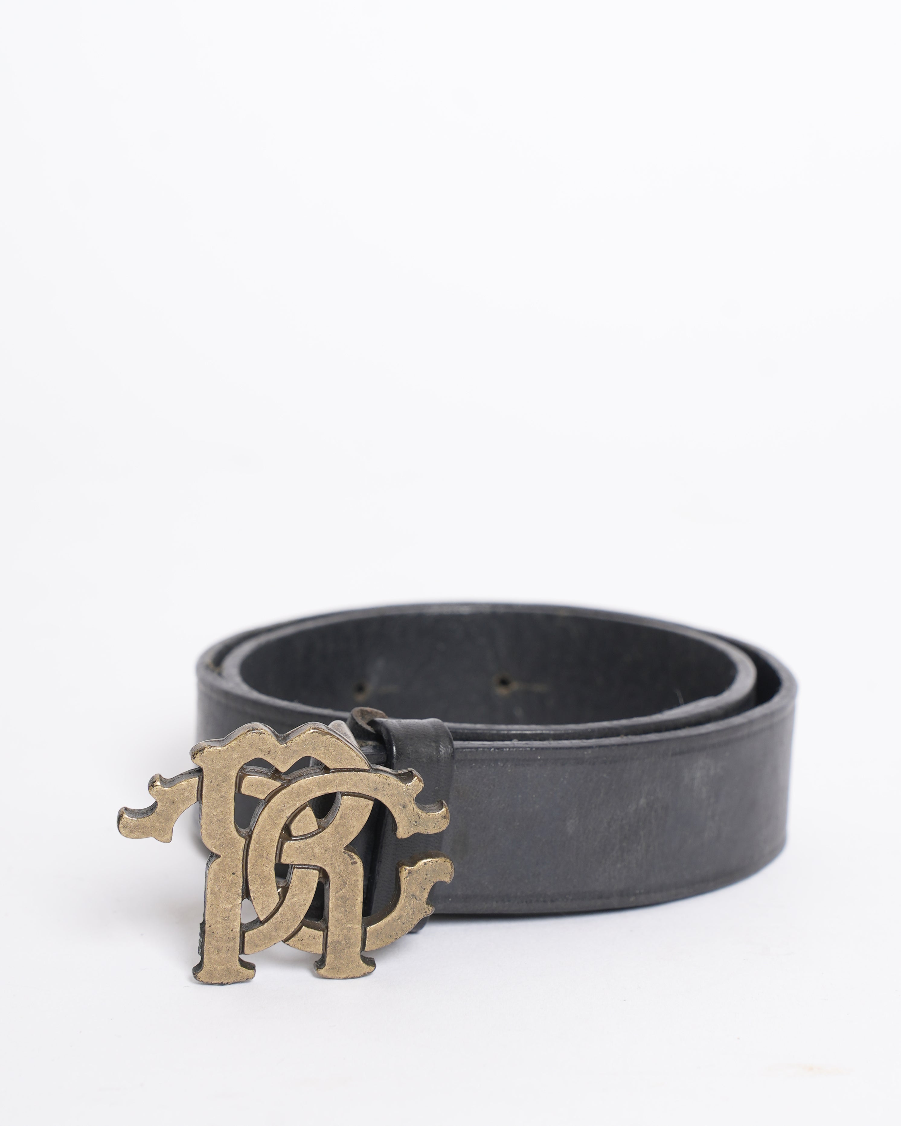 Roberto Cavalli Logo Belt in Black