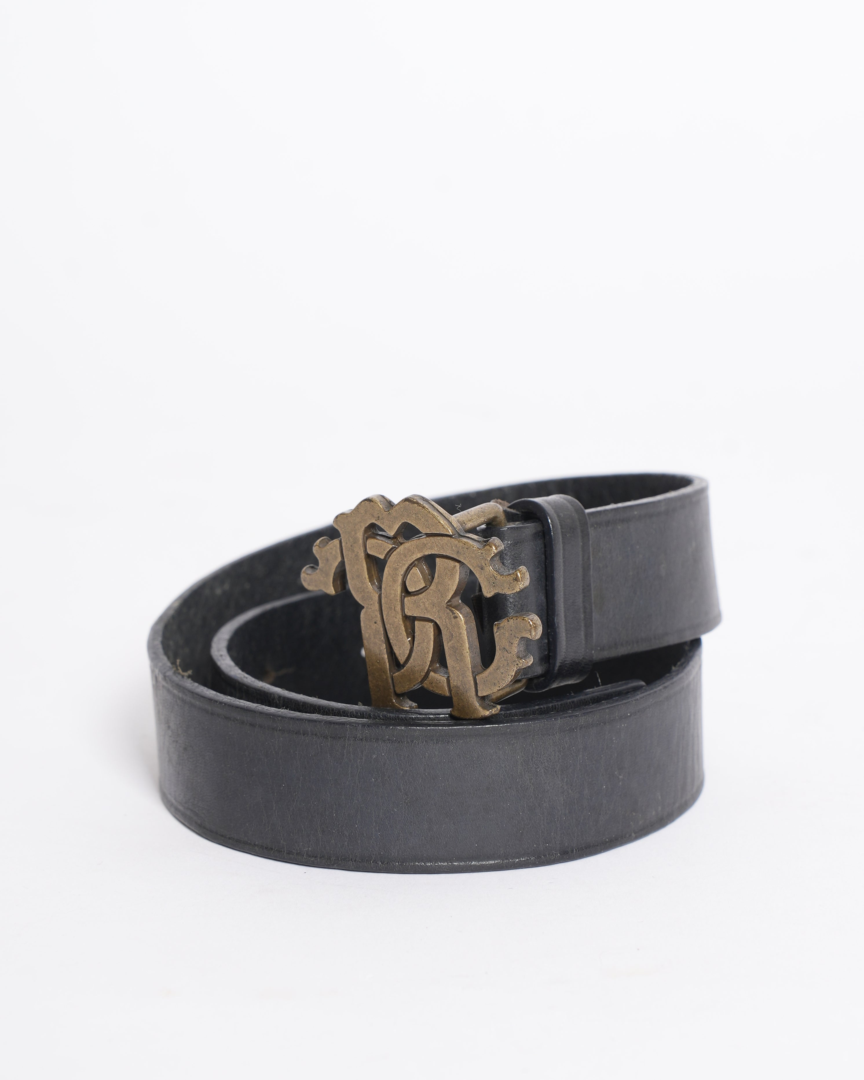 Roberto Cavalli Logo Belt in Black