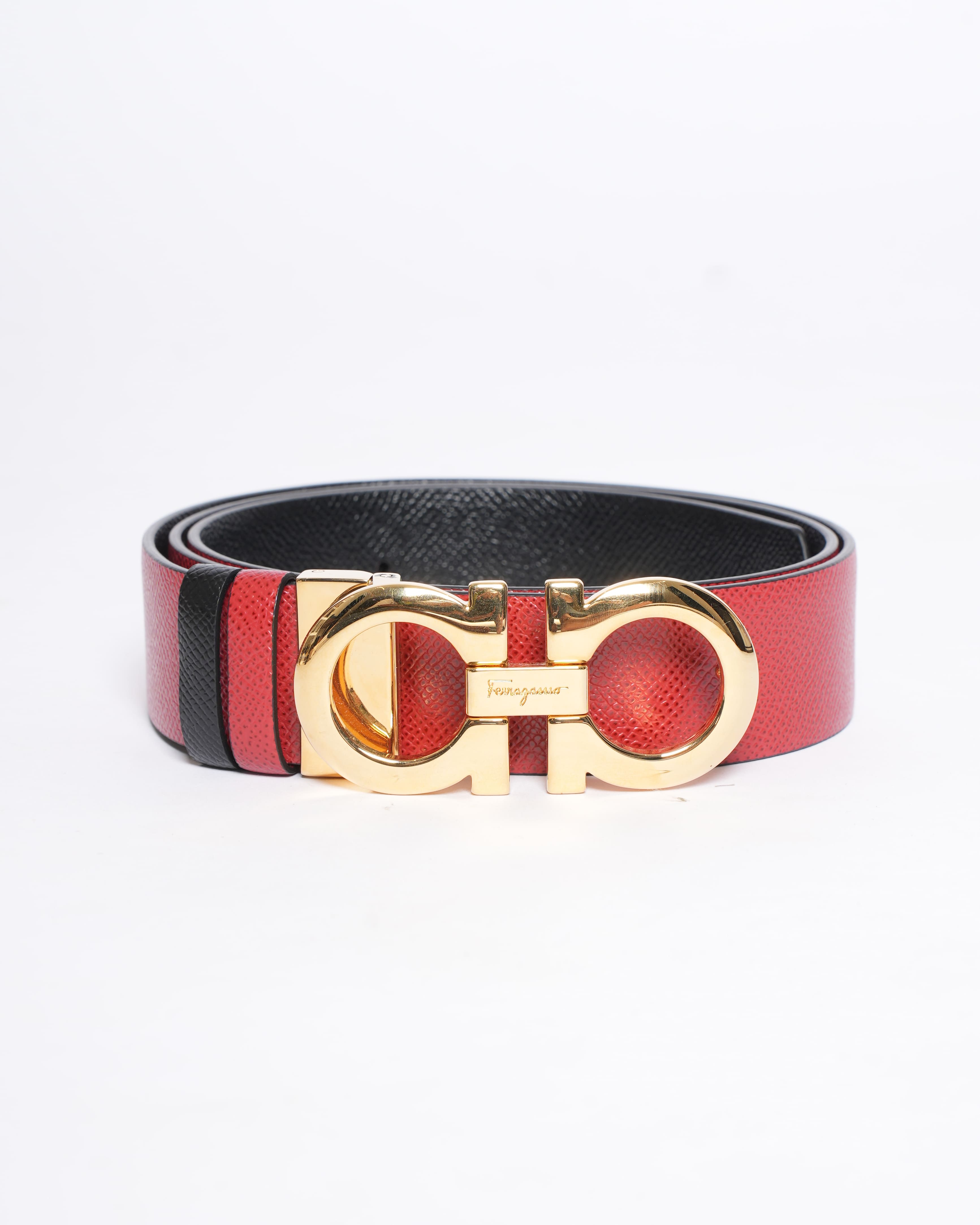 new Salvatore Ferragamo Reversible Gancini Belt