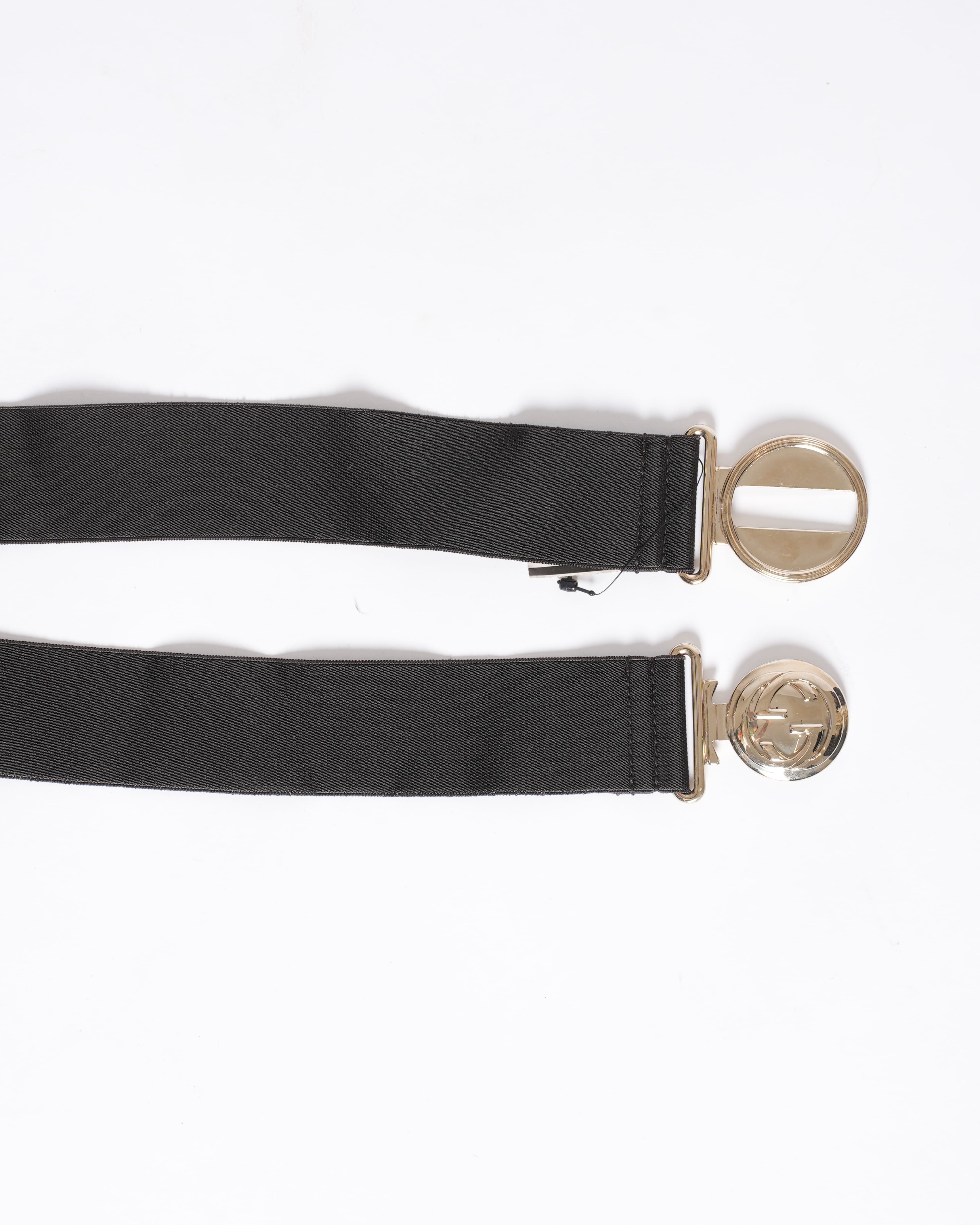 New Gucci Interlocking G Stretchable Belt