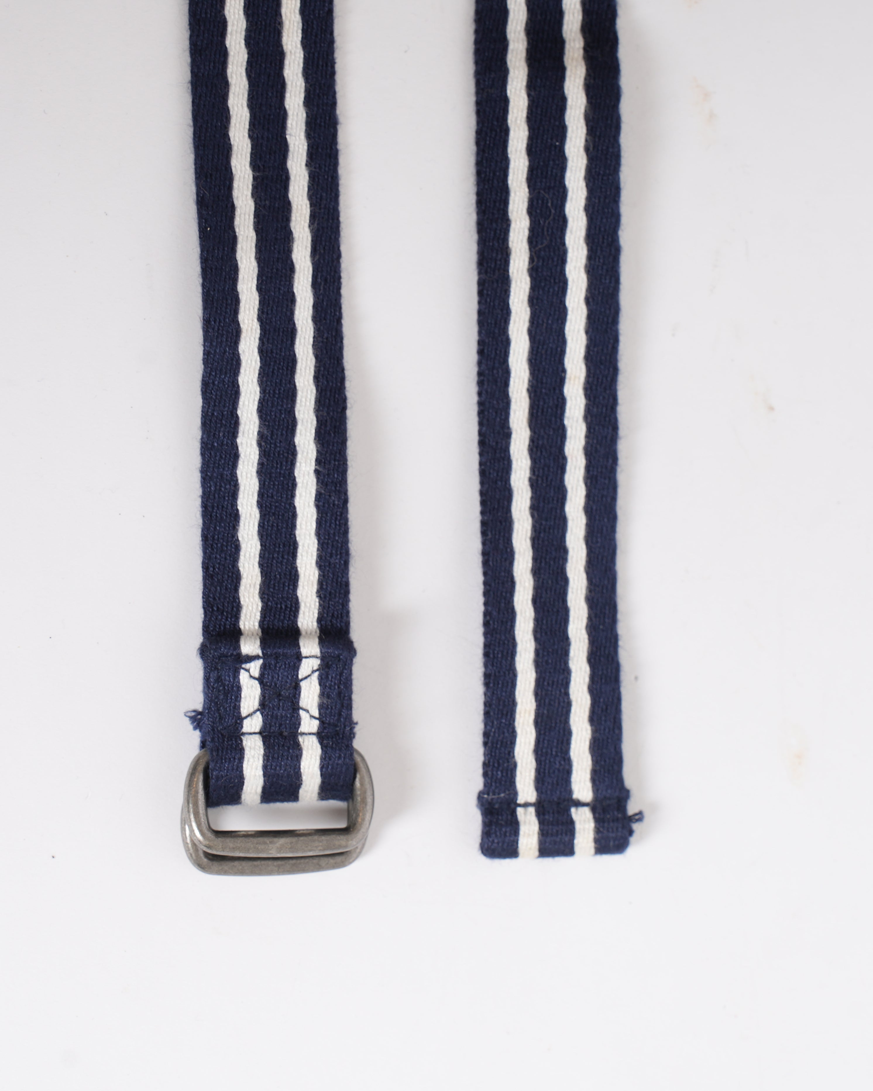 Polo by Ralph Lauren Kids Belt in White & Blue Stripes