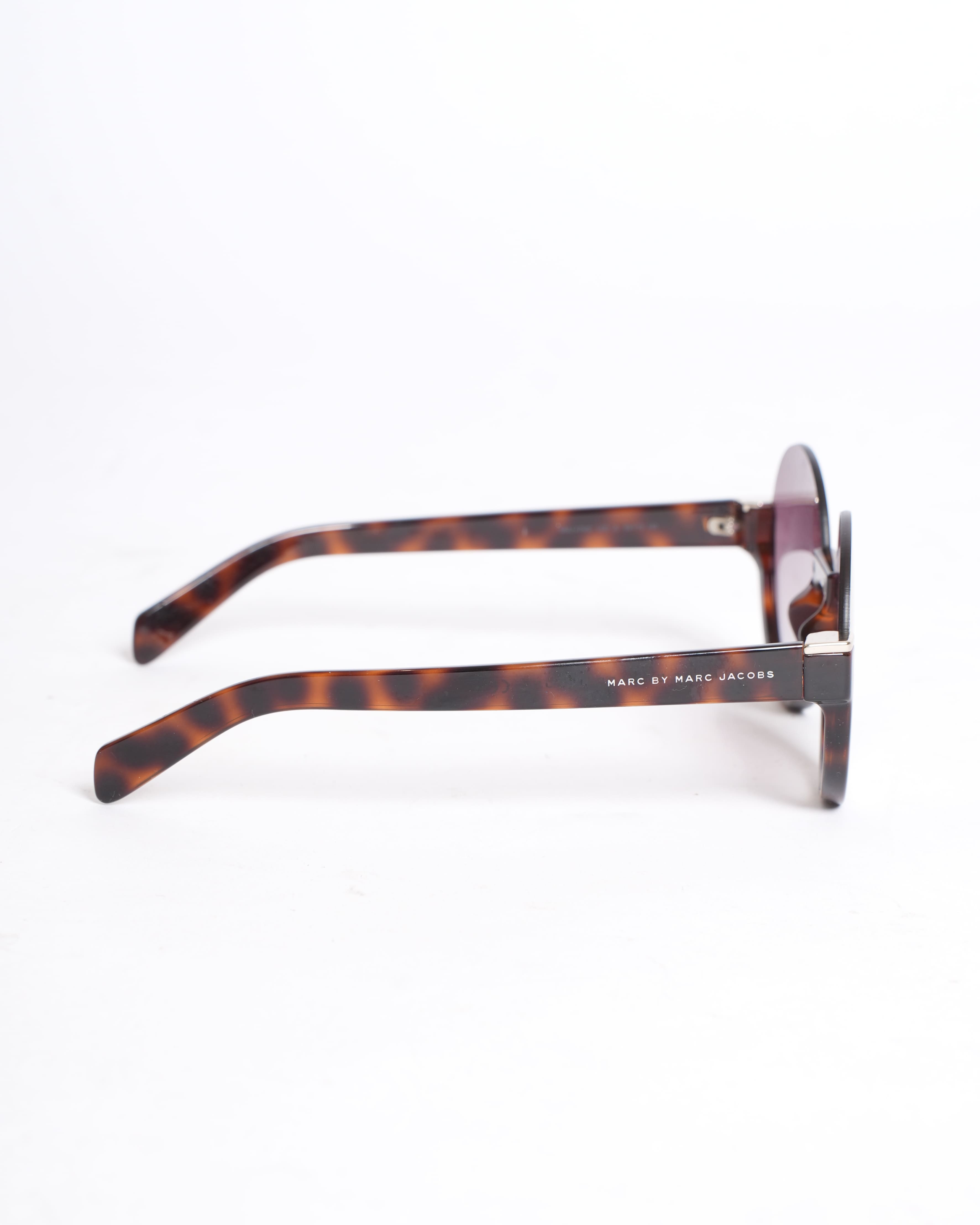 Marc by Marc Jacobs Round Frame Women's Sunglasses in Brown
