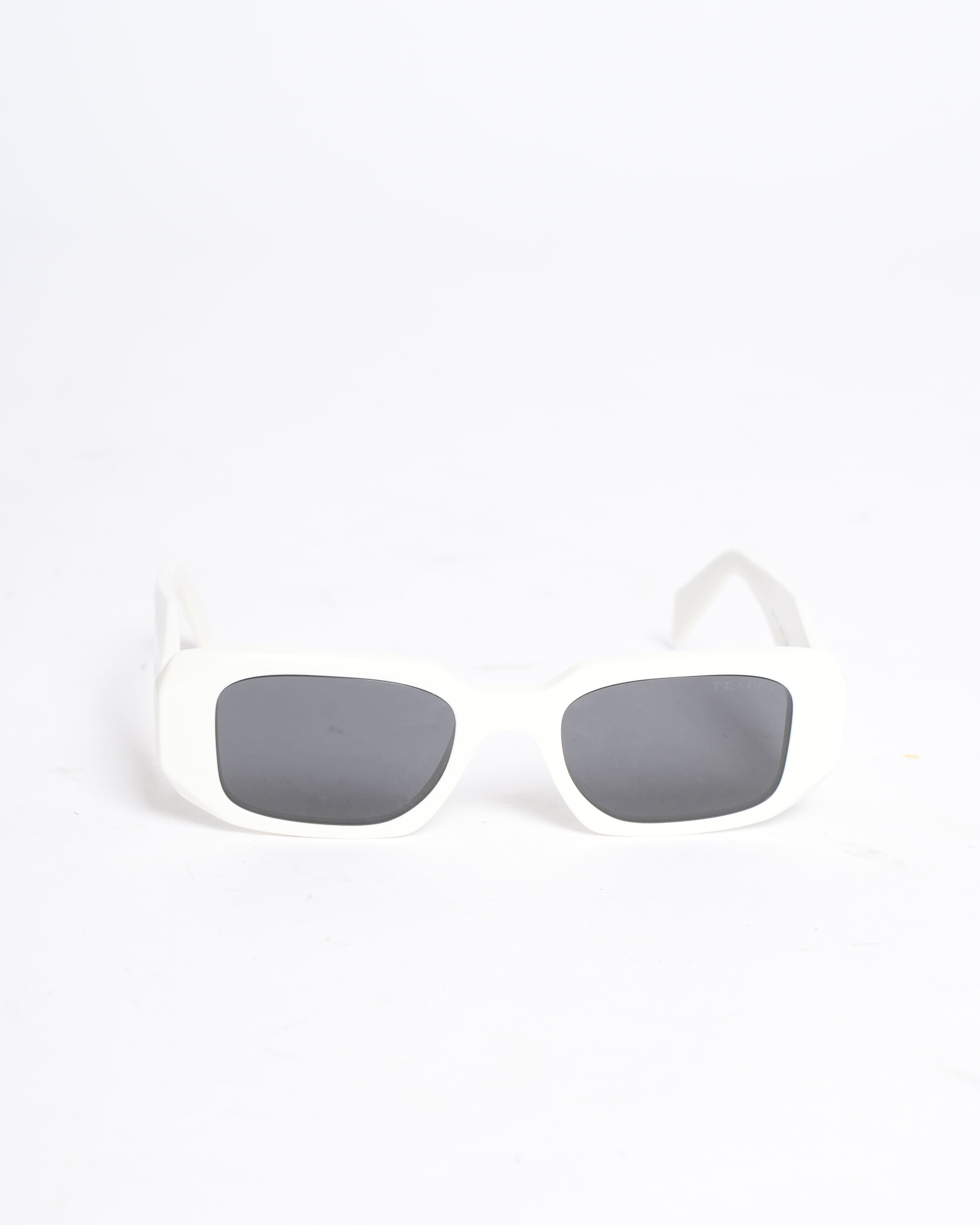 New Prada Women’s Acetate Sunglasses in White
