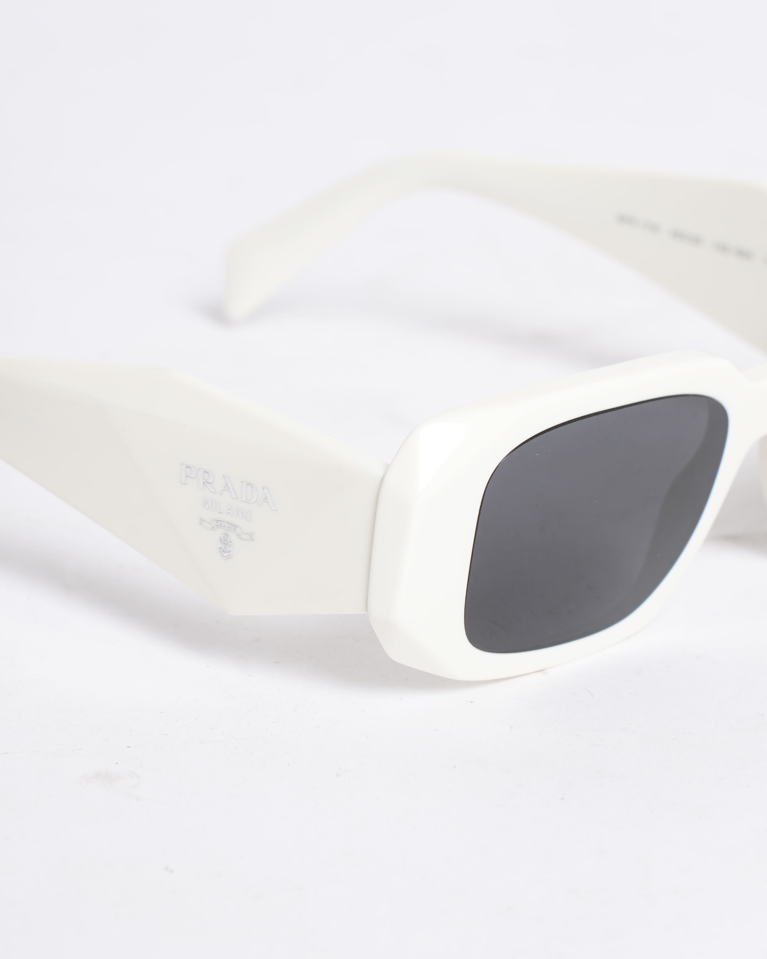 New Prada Women’s Acetate Sunglasses in White