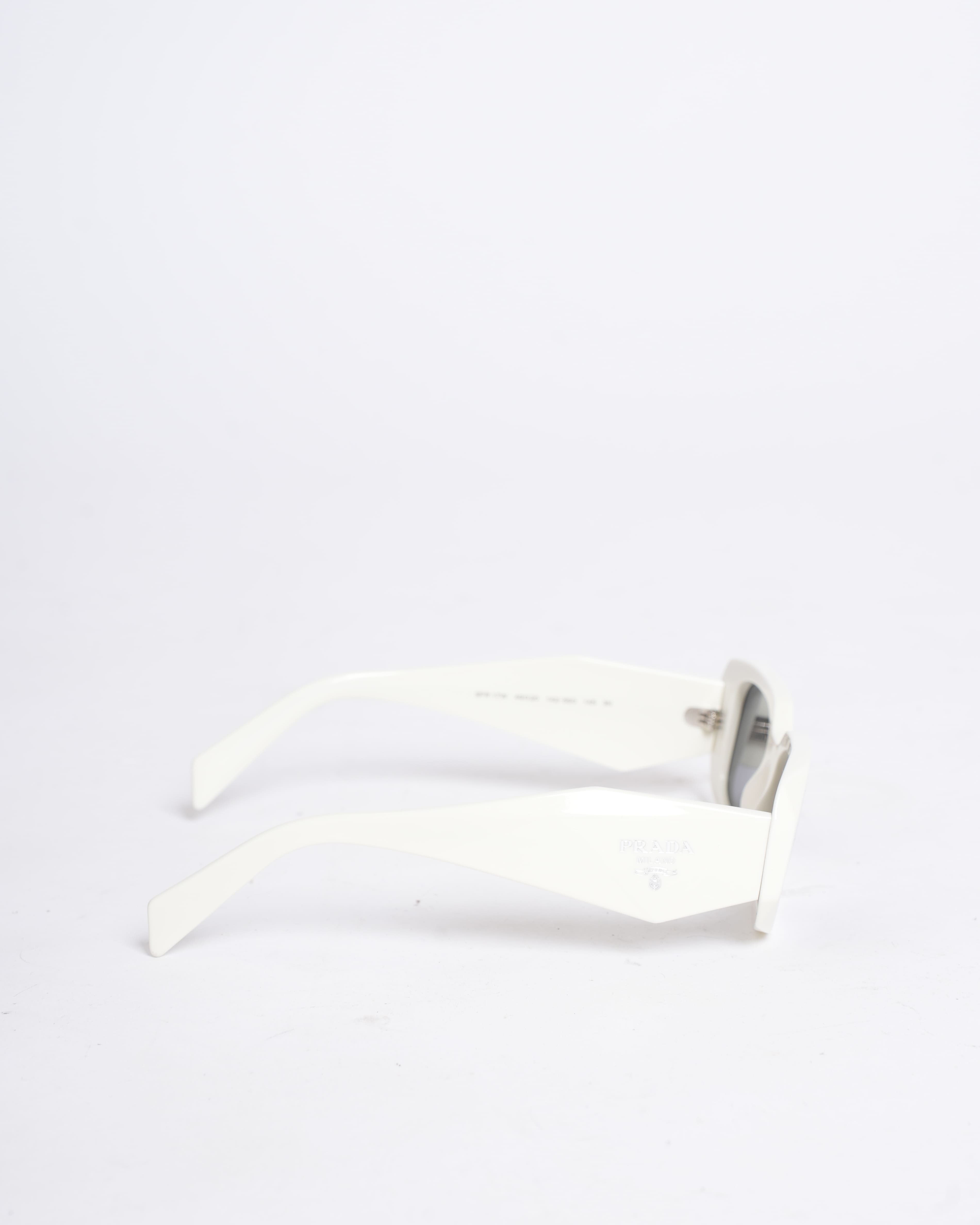 New Prada Women’s Acetate Sunglasses in White