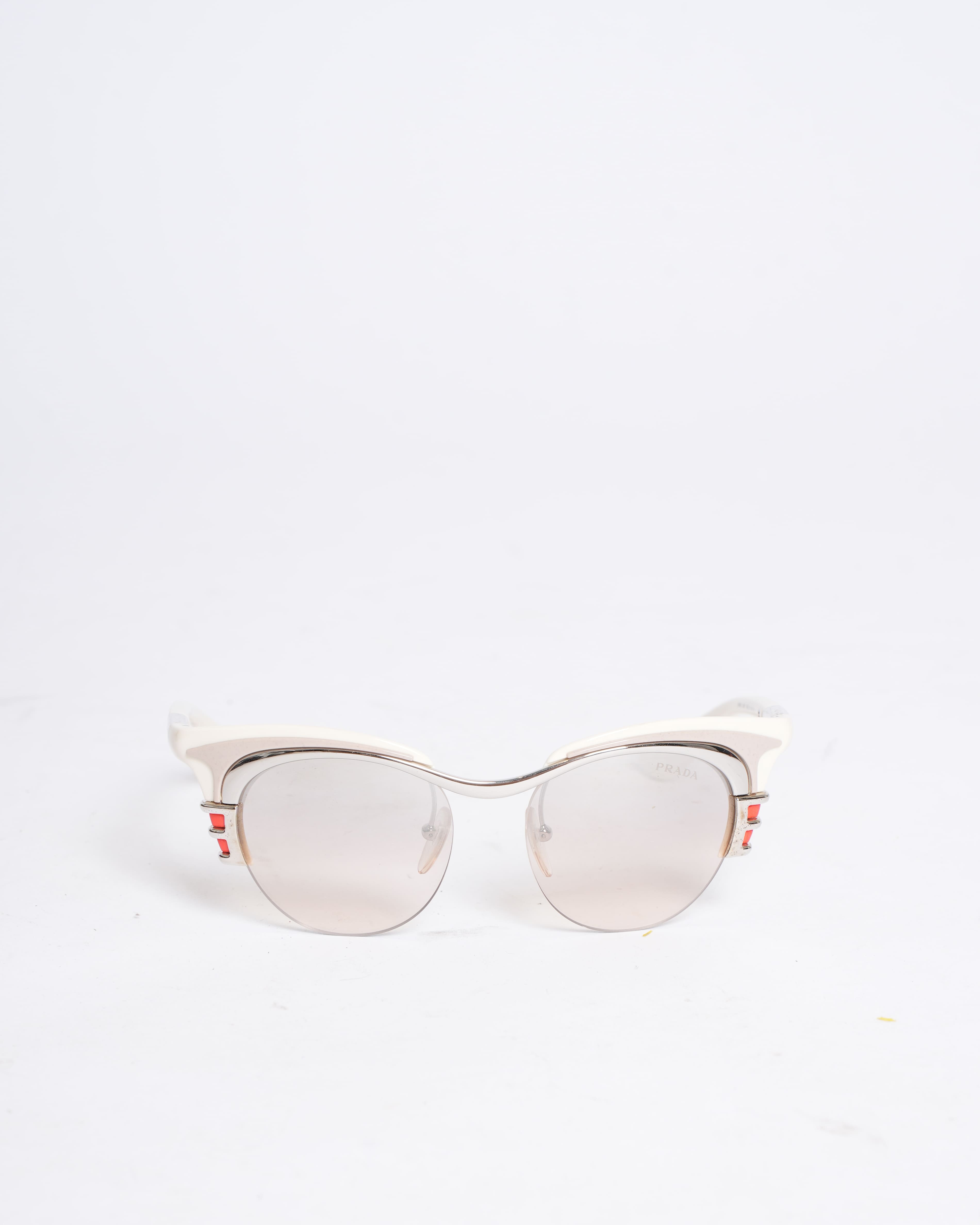 Prada dixie sunglasses in white