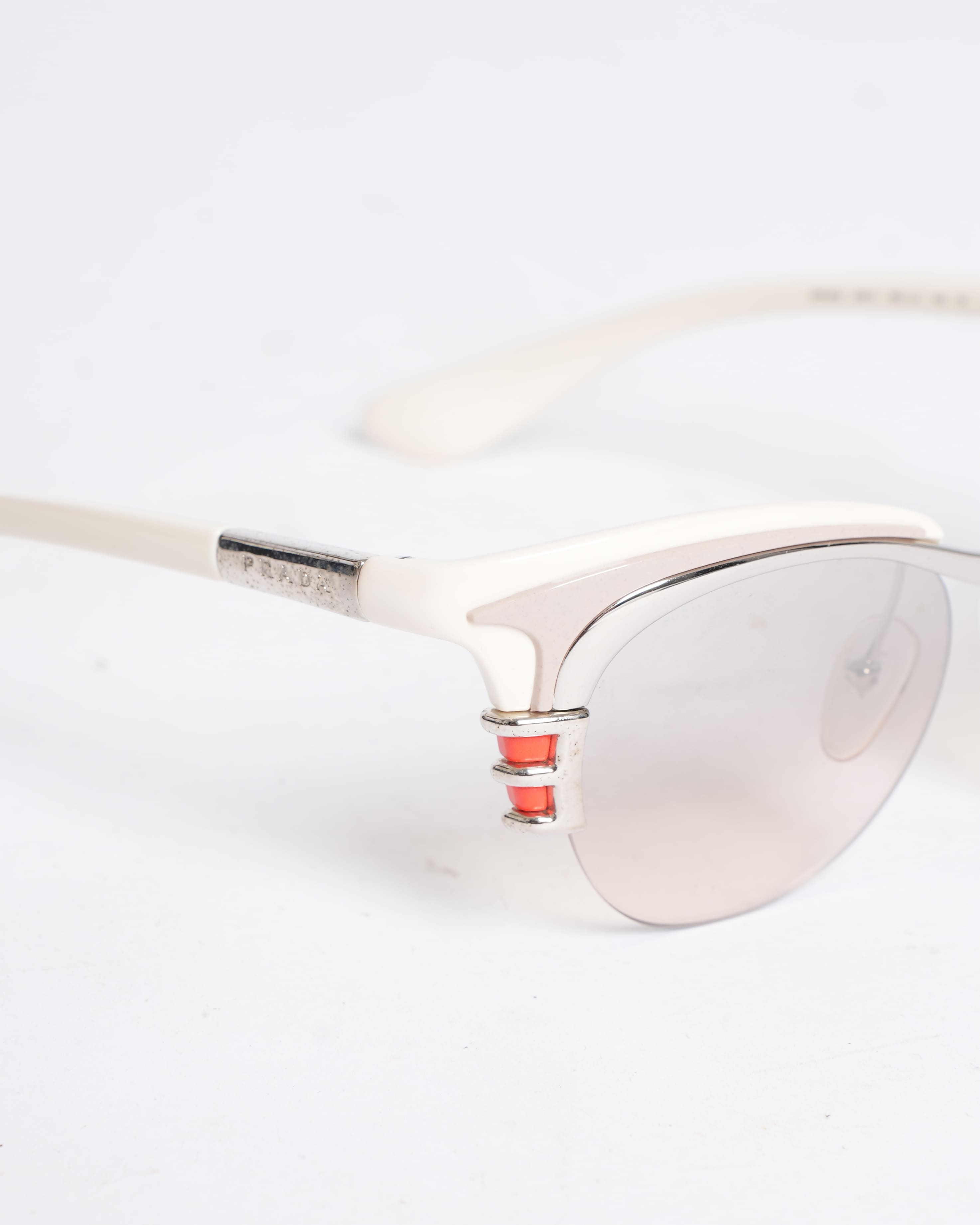 Prada dixie sunglasses in white