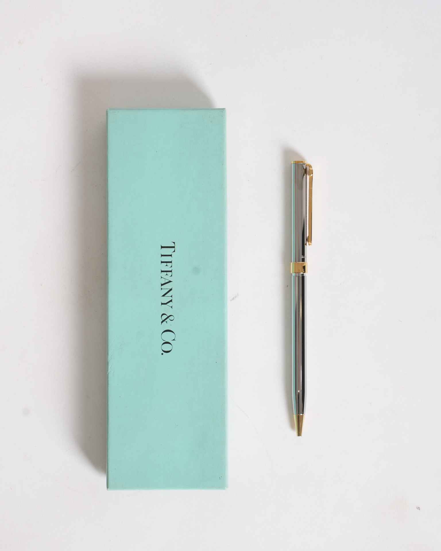 Tiffany & Co. T-Clip Ballpoint Pen in Ink Grey Outer