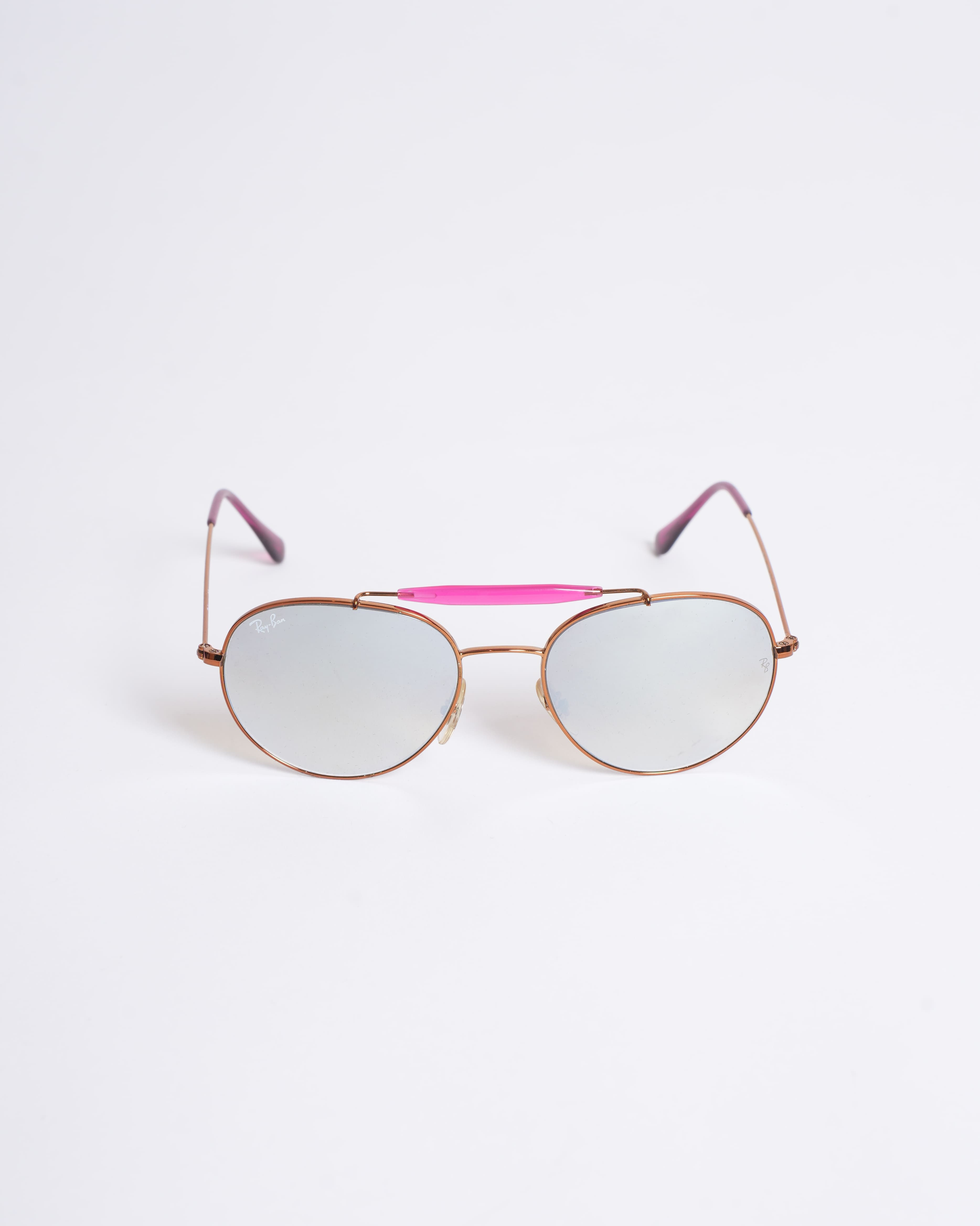 Rayban Aviator Women's Sunglasses In Pink