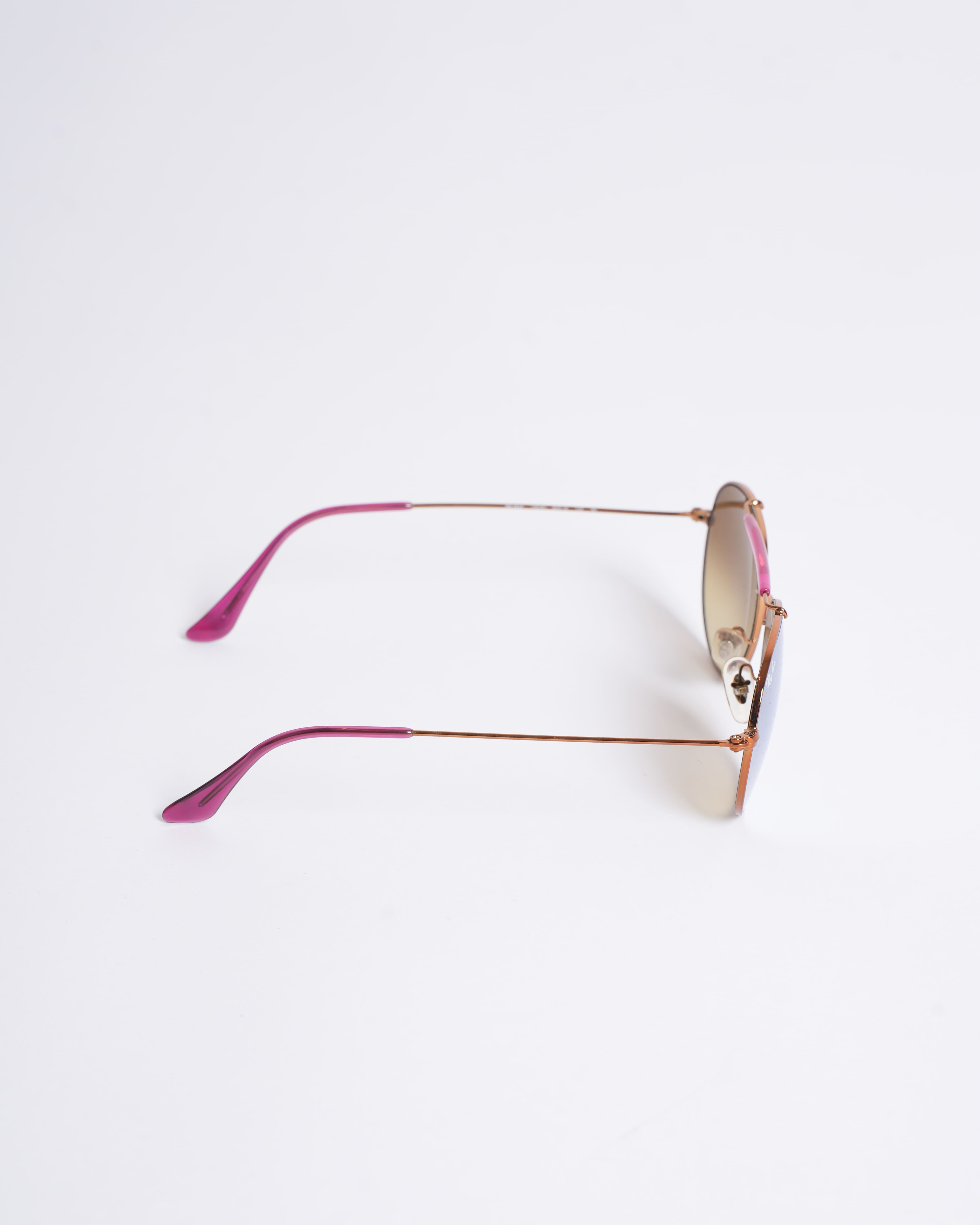 Rayban Aviator Women's Sunglasses In Pink