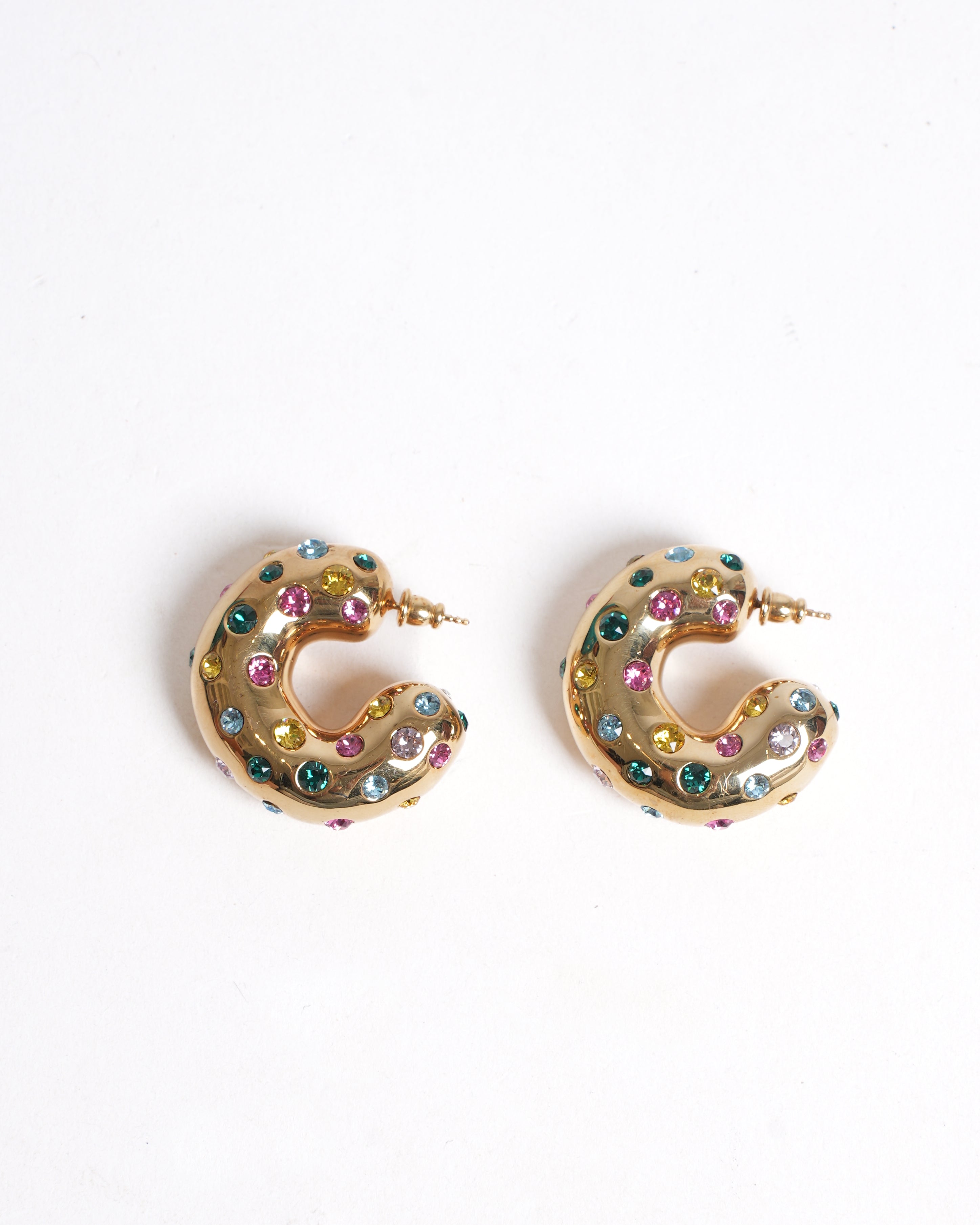 New Oscar de la renta puff earrings