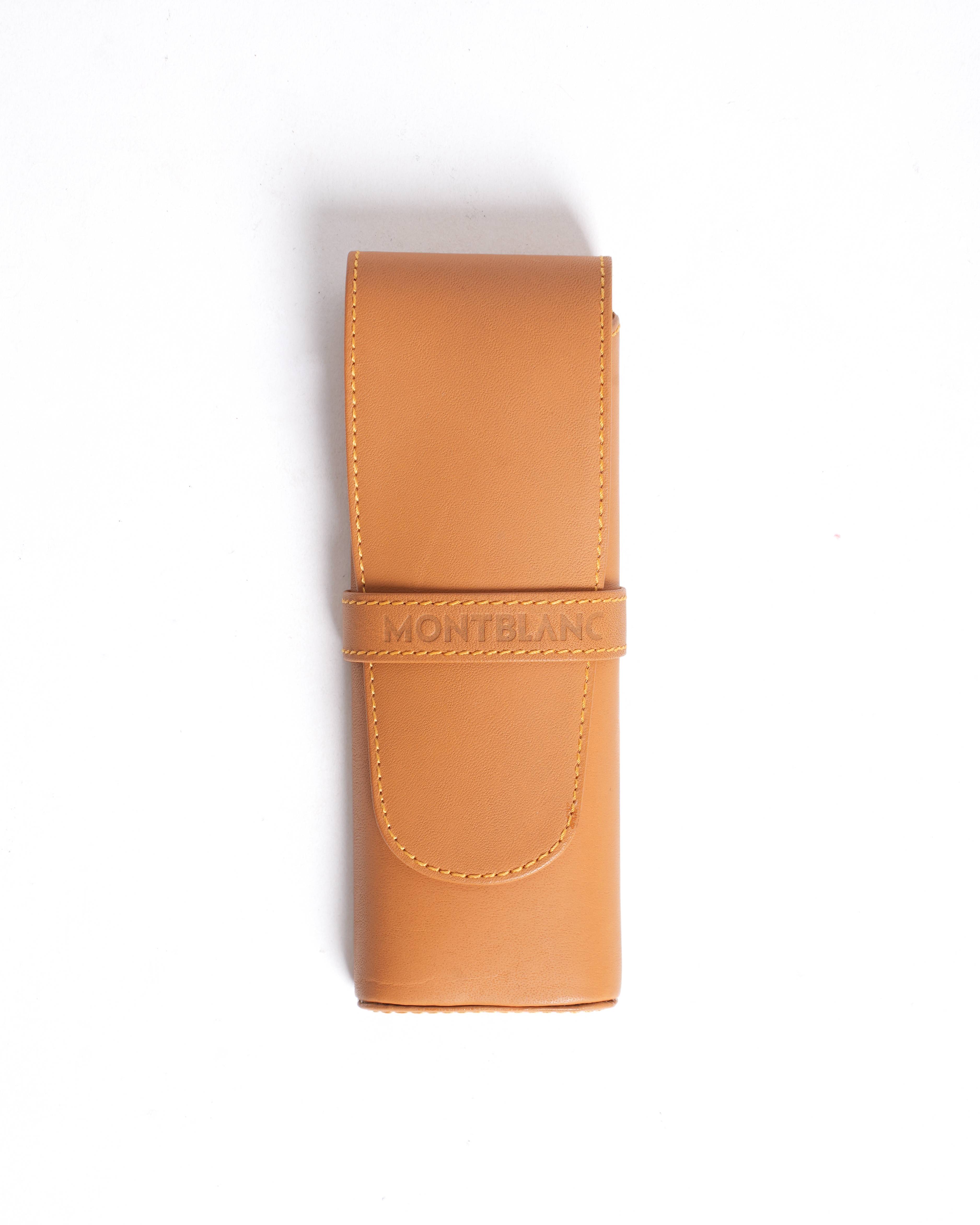 New Mont Blanc pen case in Tan